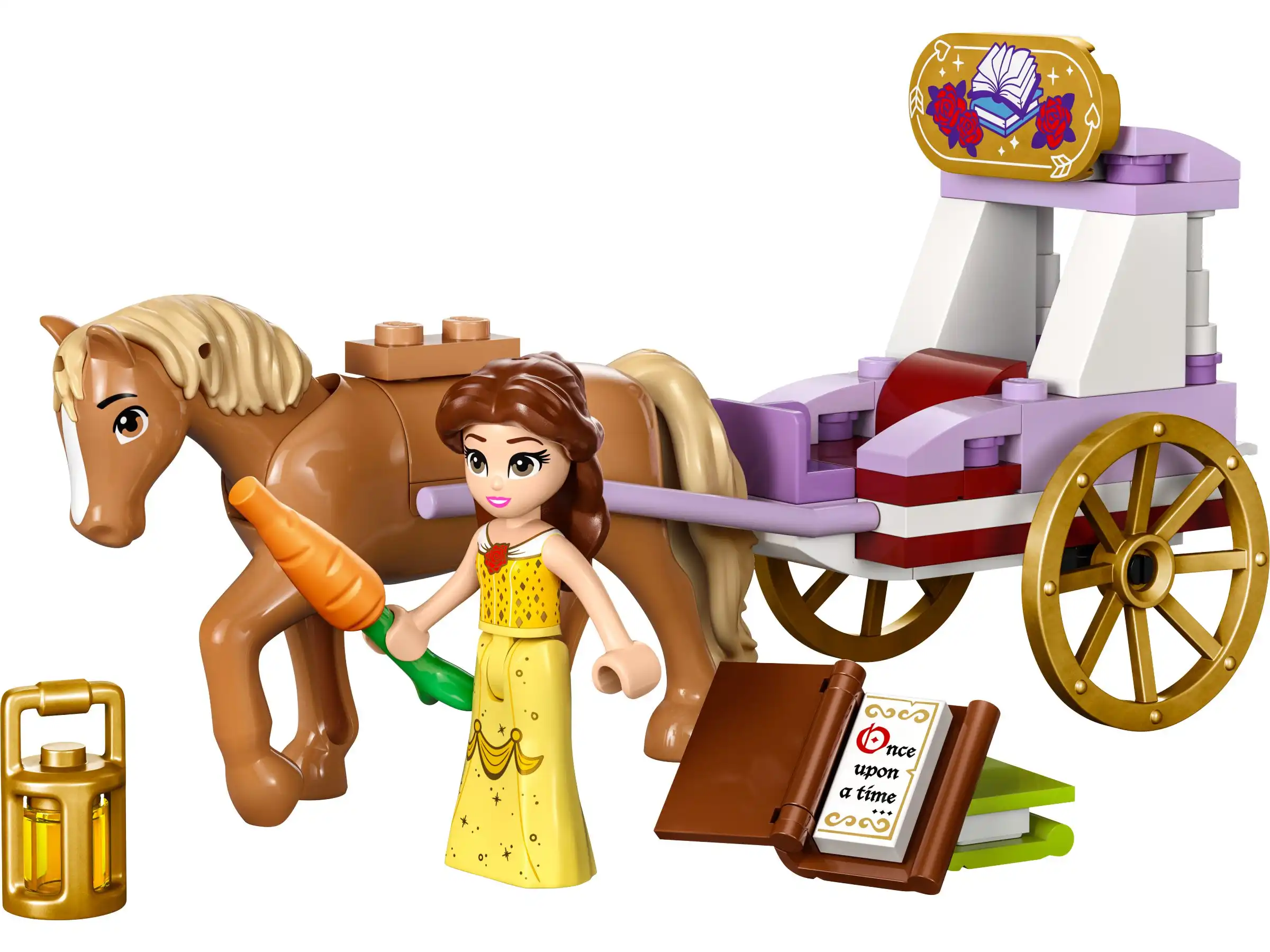 Zdjecie zestawu LEGO 43233 Disney Bryczka z opowieści Belli 1