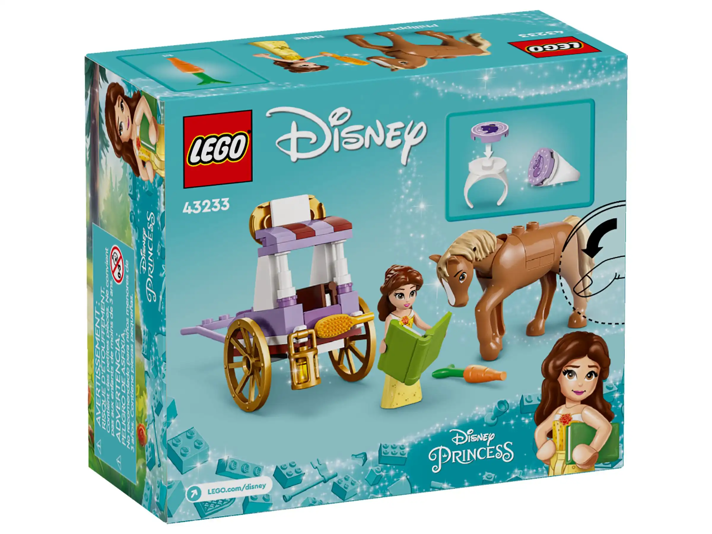 Zdjecie zestawu LEGO 43233 Disney Bryczka z opowieści Belli 2