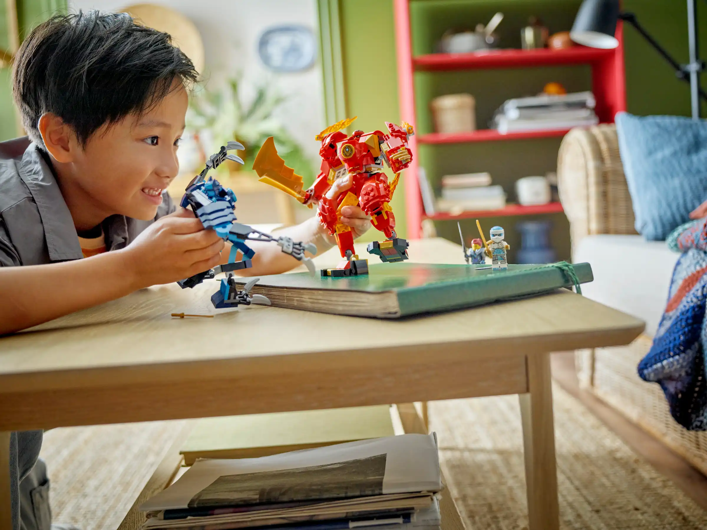 Zdjecie zestawu LEGO 71808 Ninjago Mech żywiołu ognia Kaia 4