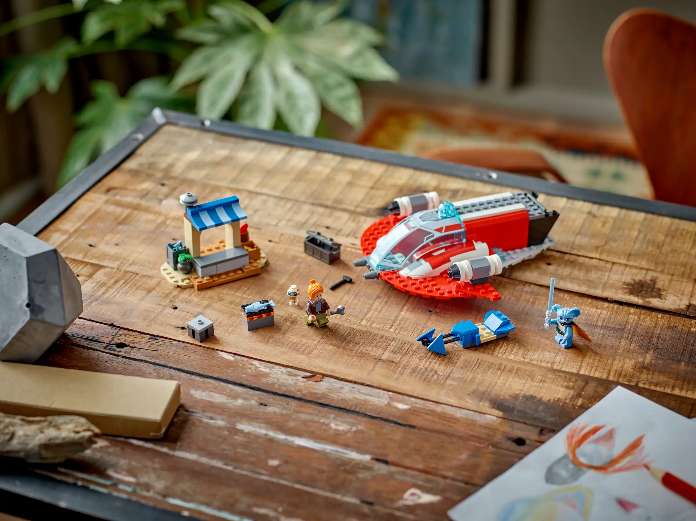 Zdjecie zestawu LEGO 75384 Star Wars Karmazynowy Jastrząb 1