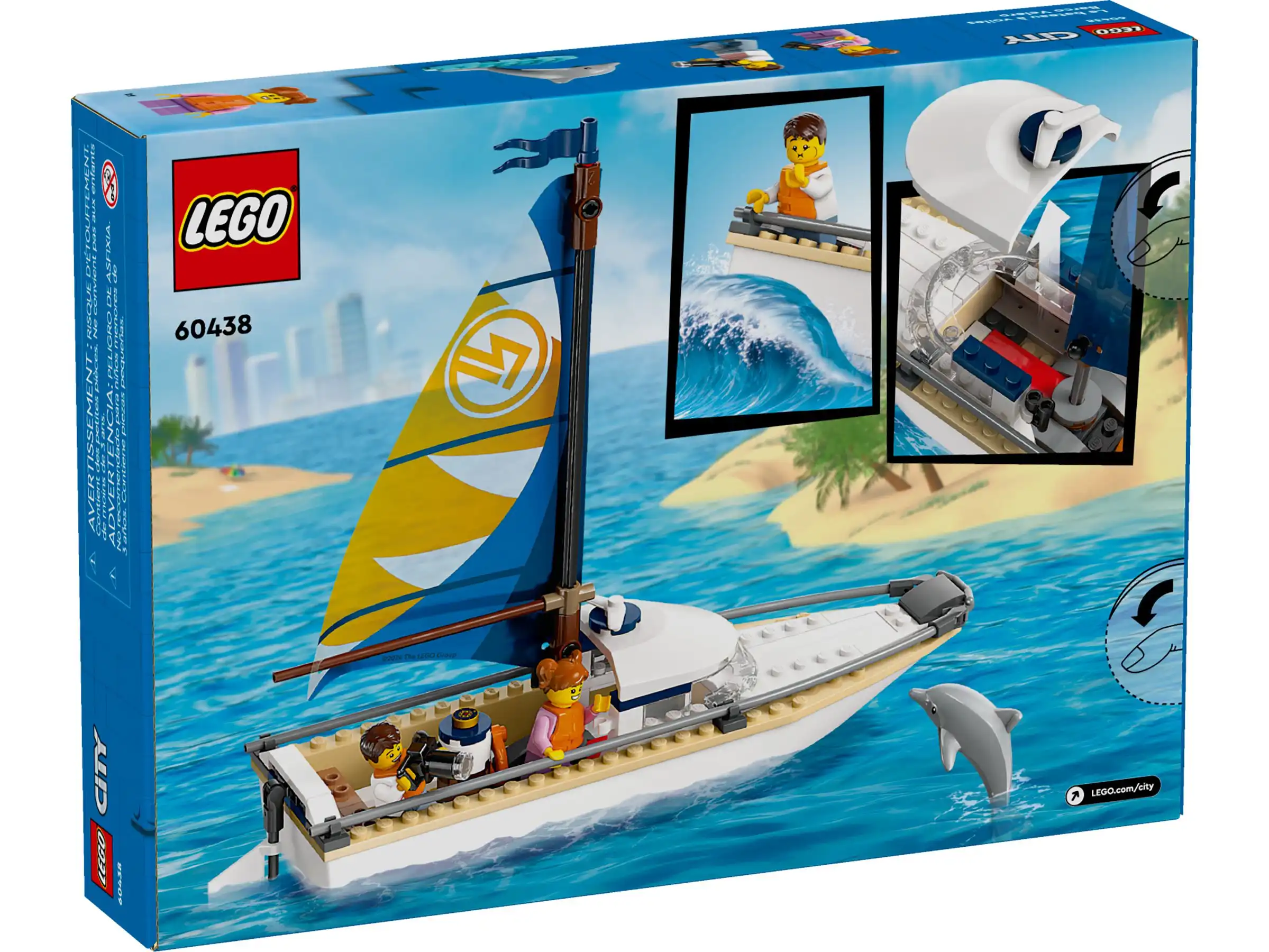 Zdjecie zestawu LEGO 60438 City Żaglówka 2