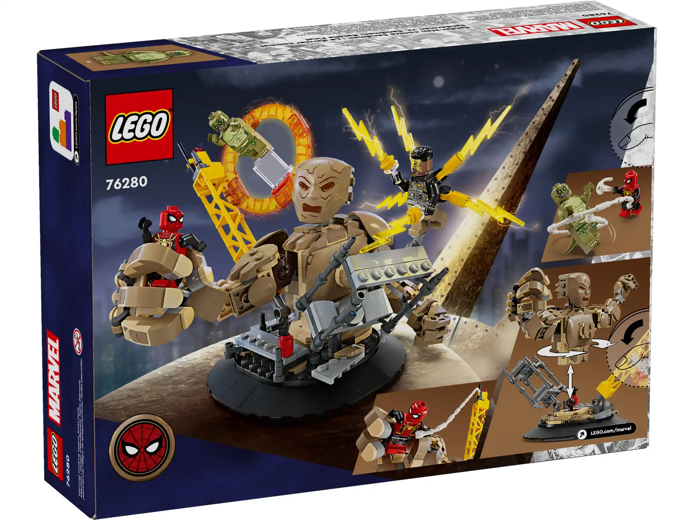 Zdjecie zestawu LEGO 76280 Marvel Spider-Man vs. Sandman: ostateczna bitwa 2