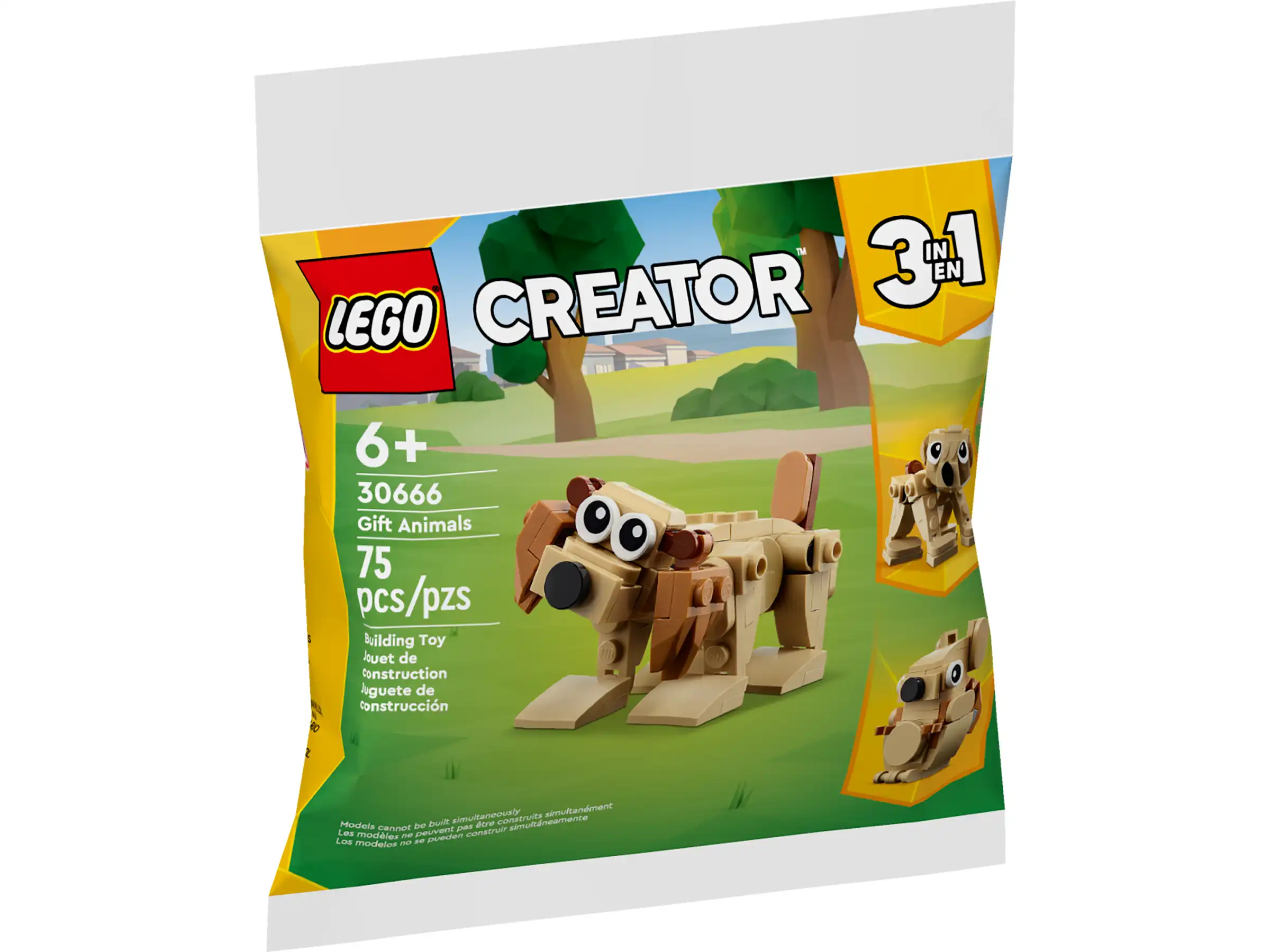 Zdjecie zestawu LEGO 30666 Creator 3 w 1 Prezentowe zwierzęta 2