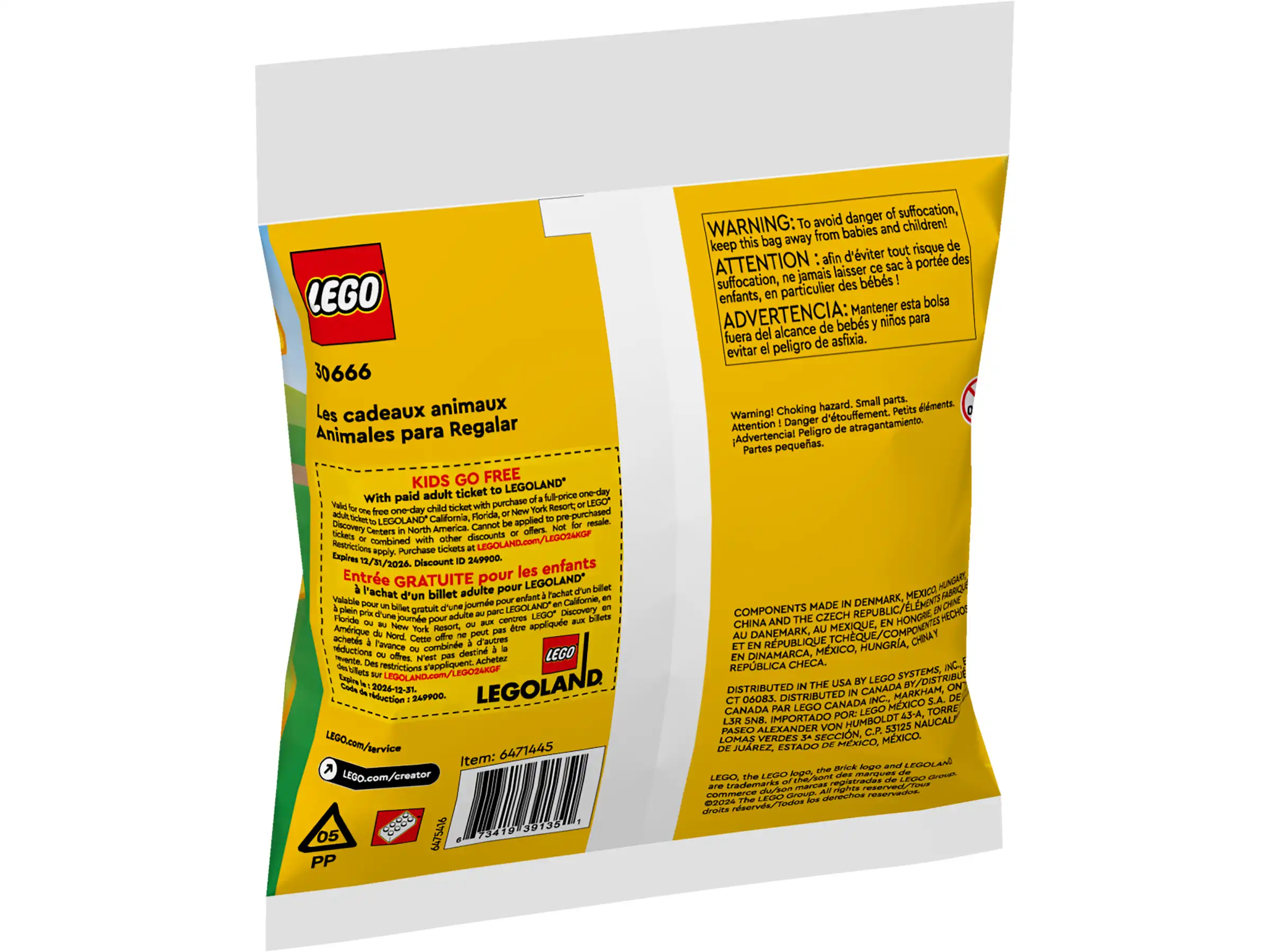 Zdjecie zestawu LEGO 30666 Creator 3 w 1 Prezentowe zwierzęta 3