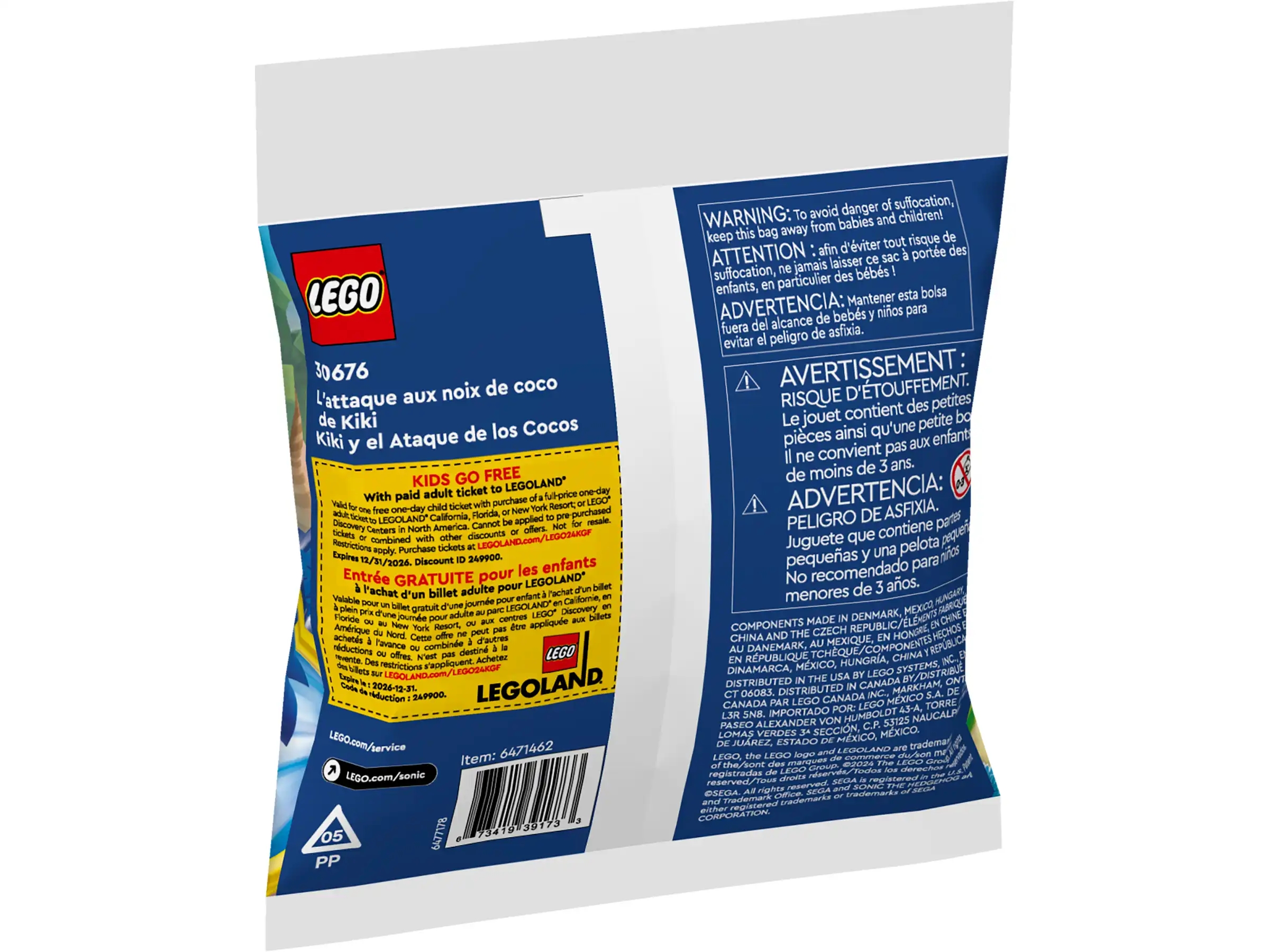 Zdjecie zestawu LEGO 30676 Sonic the Hedgehog Kiki i kokosowy atak 3