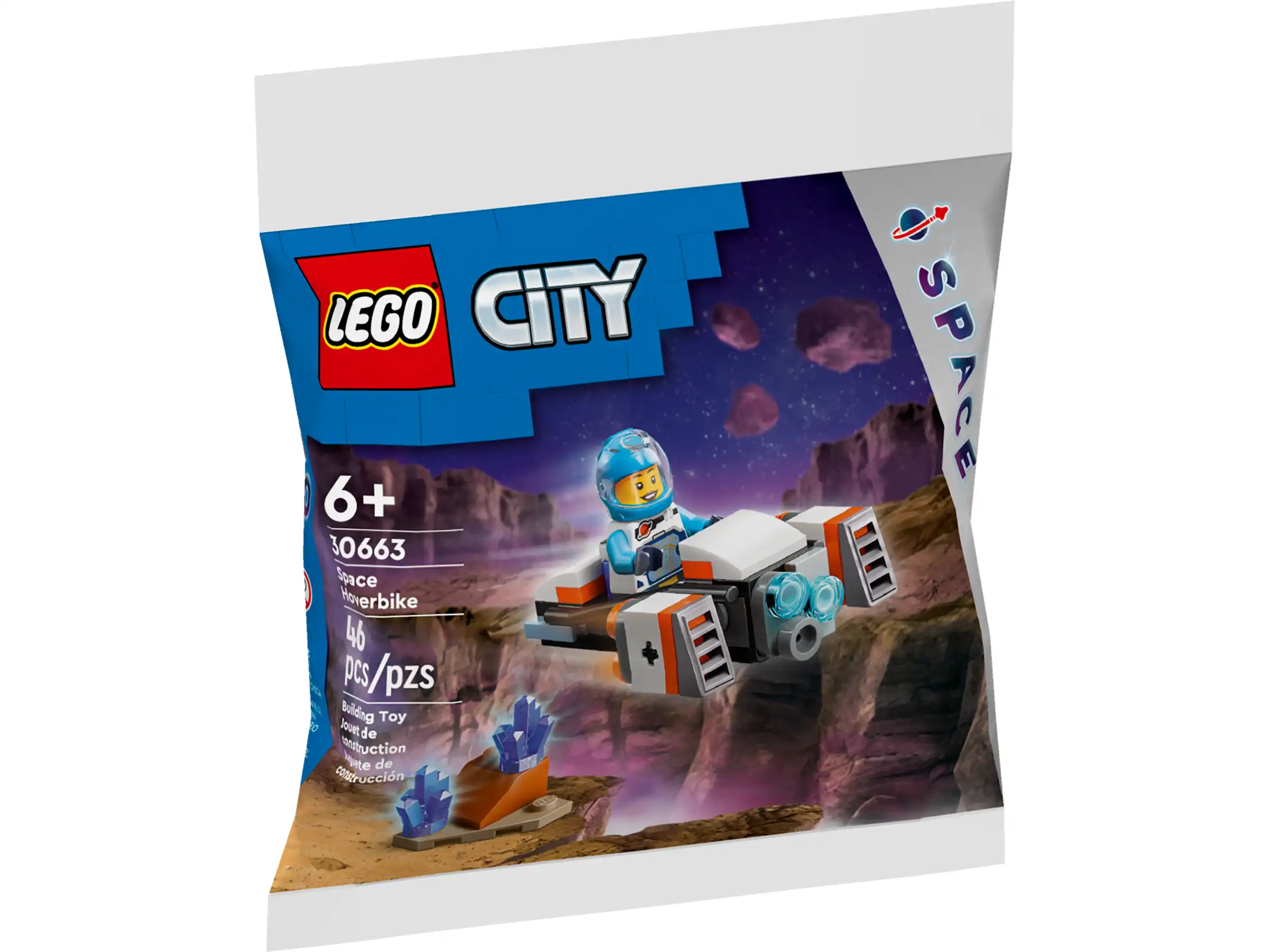 Zdjecie zestawu LEGO 30663 City Kosmiczny latający motocykl 3