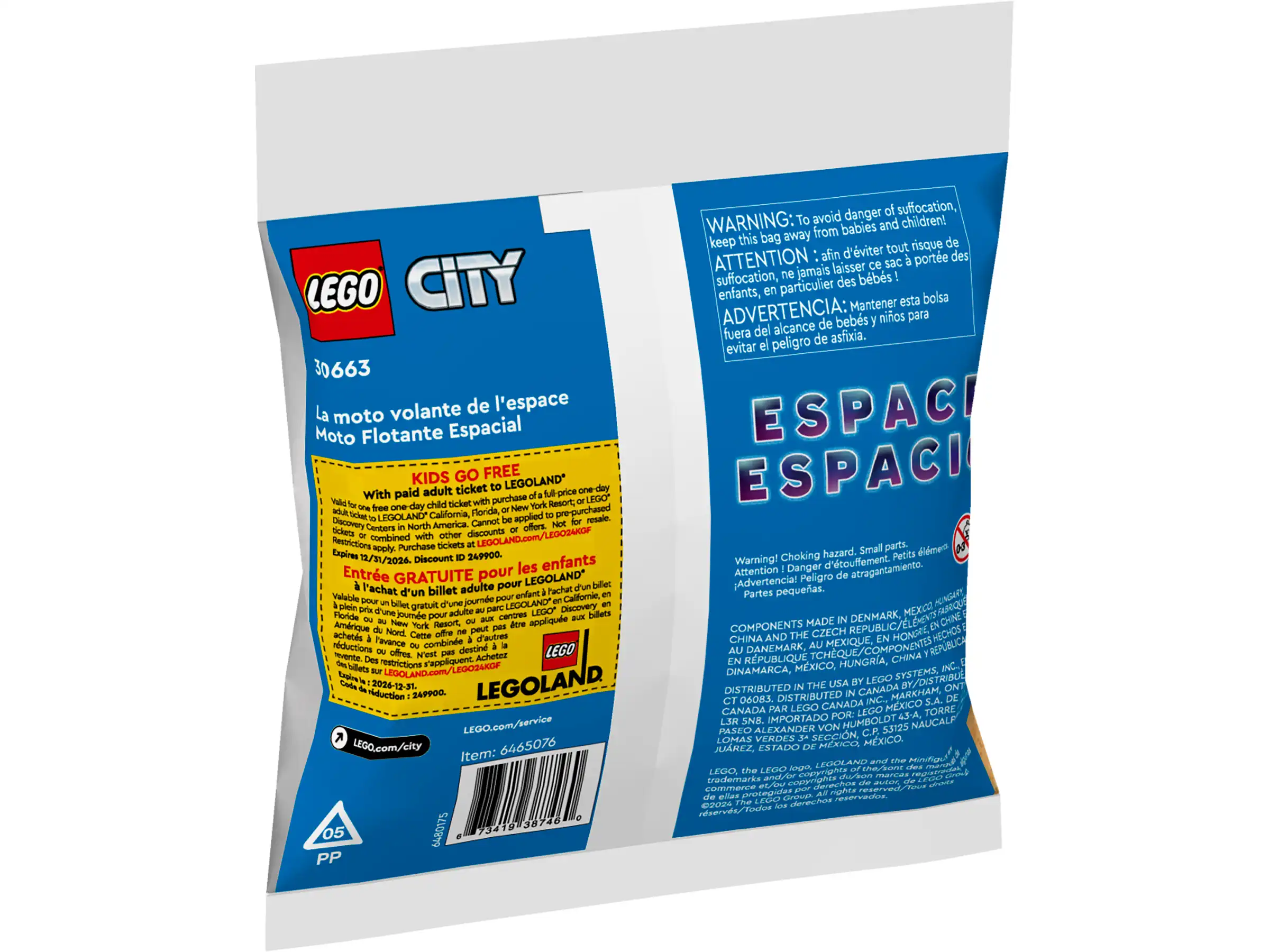 Zdjecie zestawu LEGO 30663 City Kosmiczny latający motocykl 4
