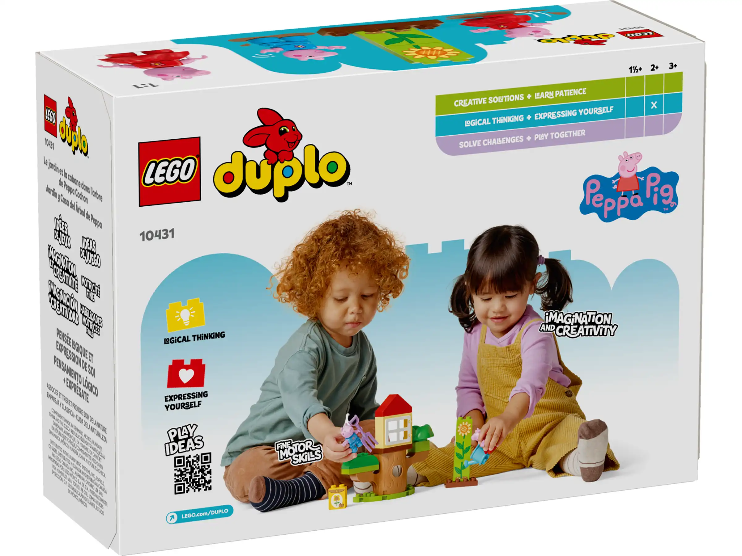 Zdjecie zestawu LEGO 10431 Duplo Ogród i domek na drzewie Peppy 3