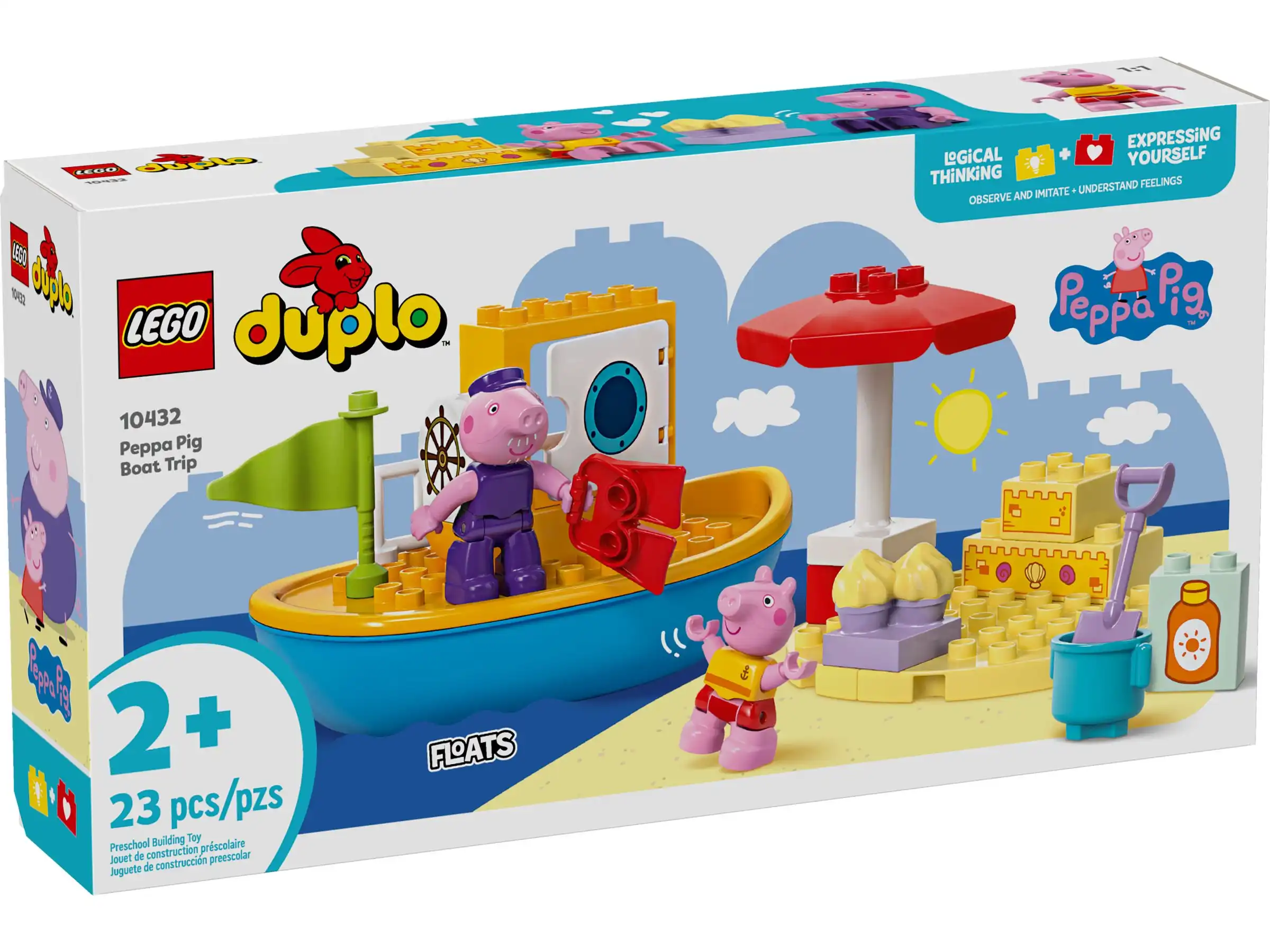 Zdjecie zestawu LEGO 10432  Peppa i rejs łodzią 1