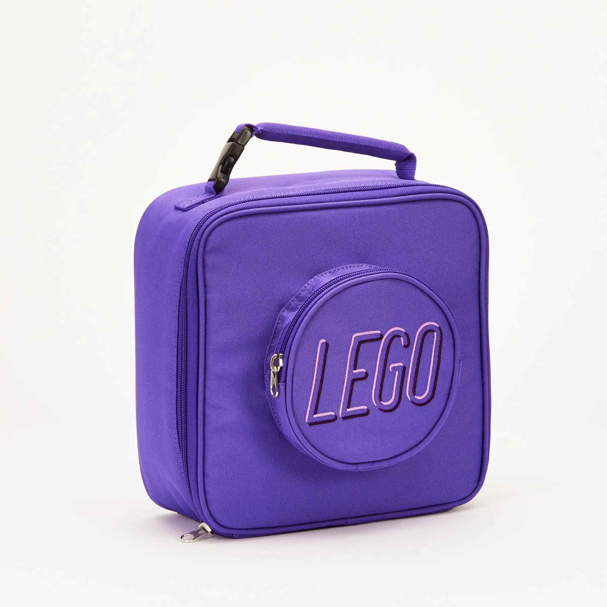 Zdjecie zestawu LEGO 5008752  Fioletowa torebka śniadaniowa w stylu klocka LEGO® 1