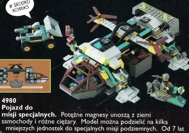 LEGO 4980 Pojazd do misji specjalnych