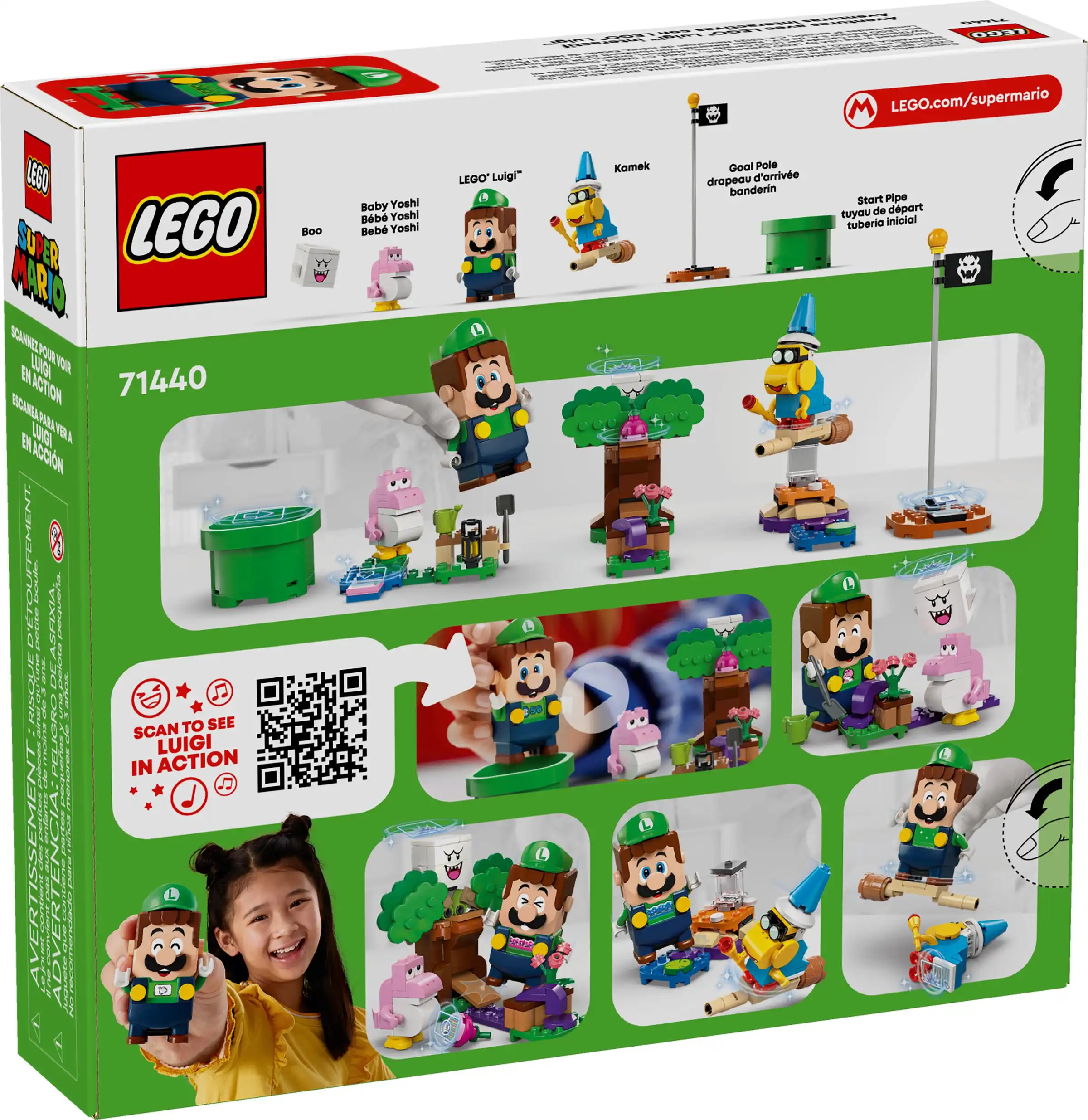 Zdjecie zestawu LEGO 71440 Super Mario Przygody z interaktywną figurką LEGO® Luigi™ 3
