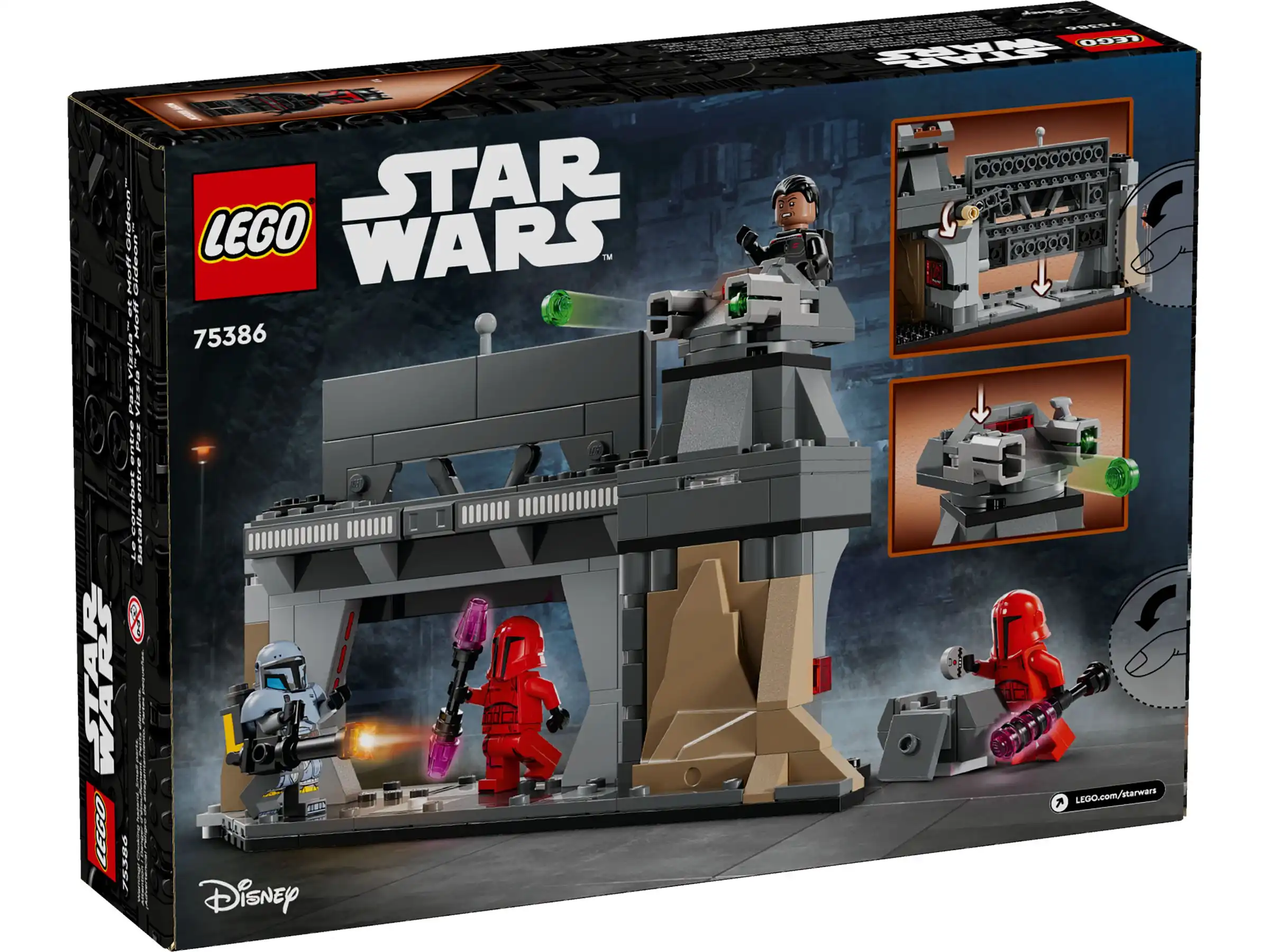 Zdjecie zestawu LEGO 75386 Star Wars Pojedynek Paza Vizsli™ i Moffa Gideona™ 3