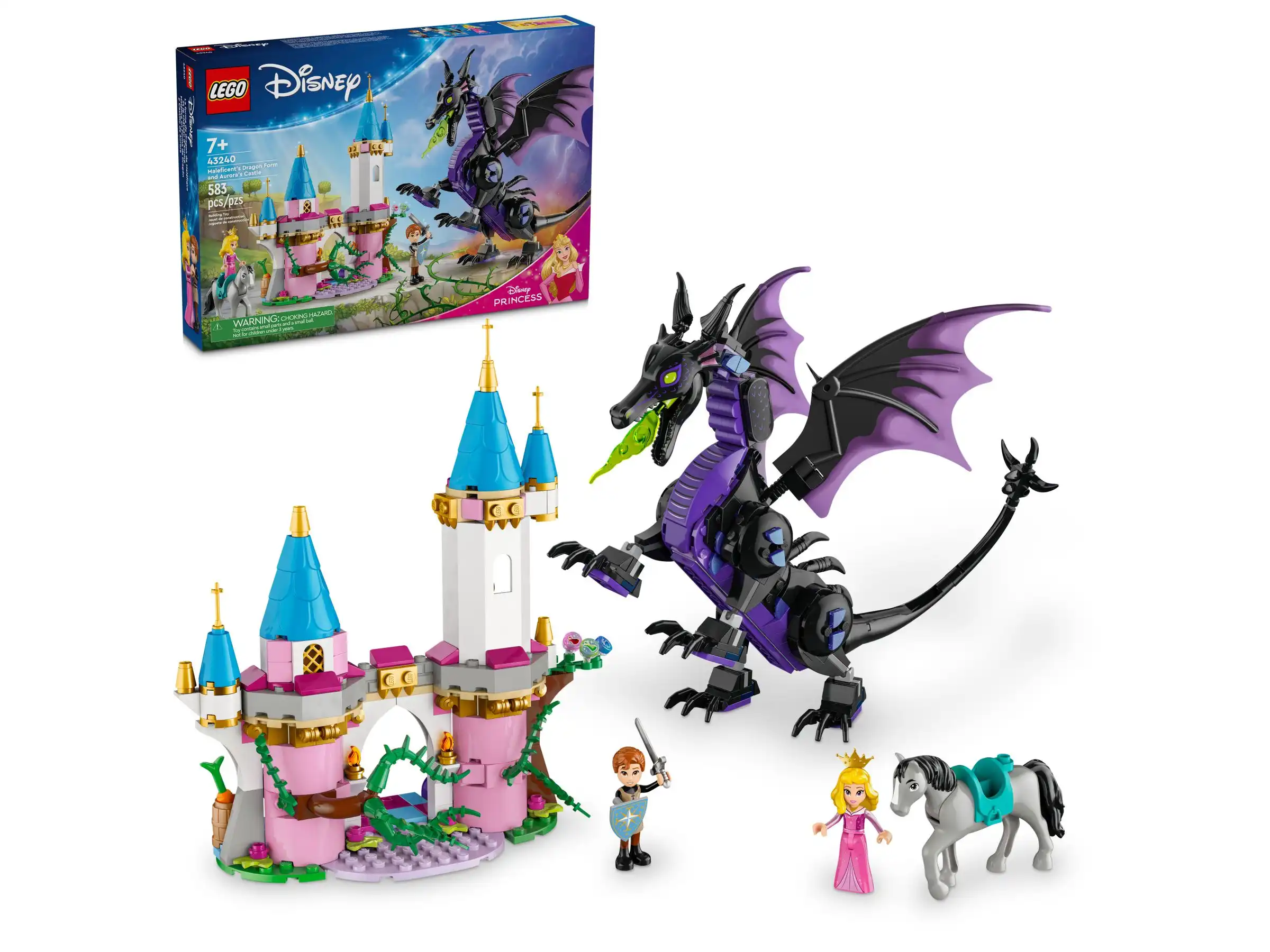 Zdjecie zestawu LEGO 43240 Disney Diabolina jako smok 1