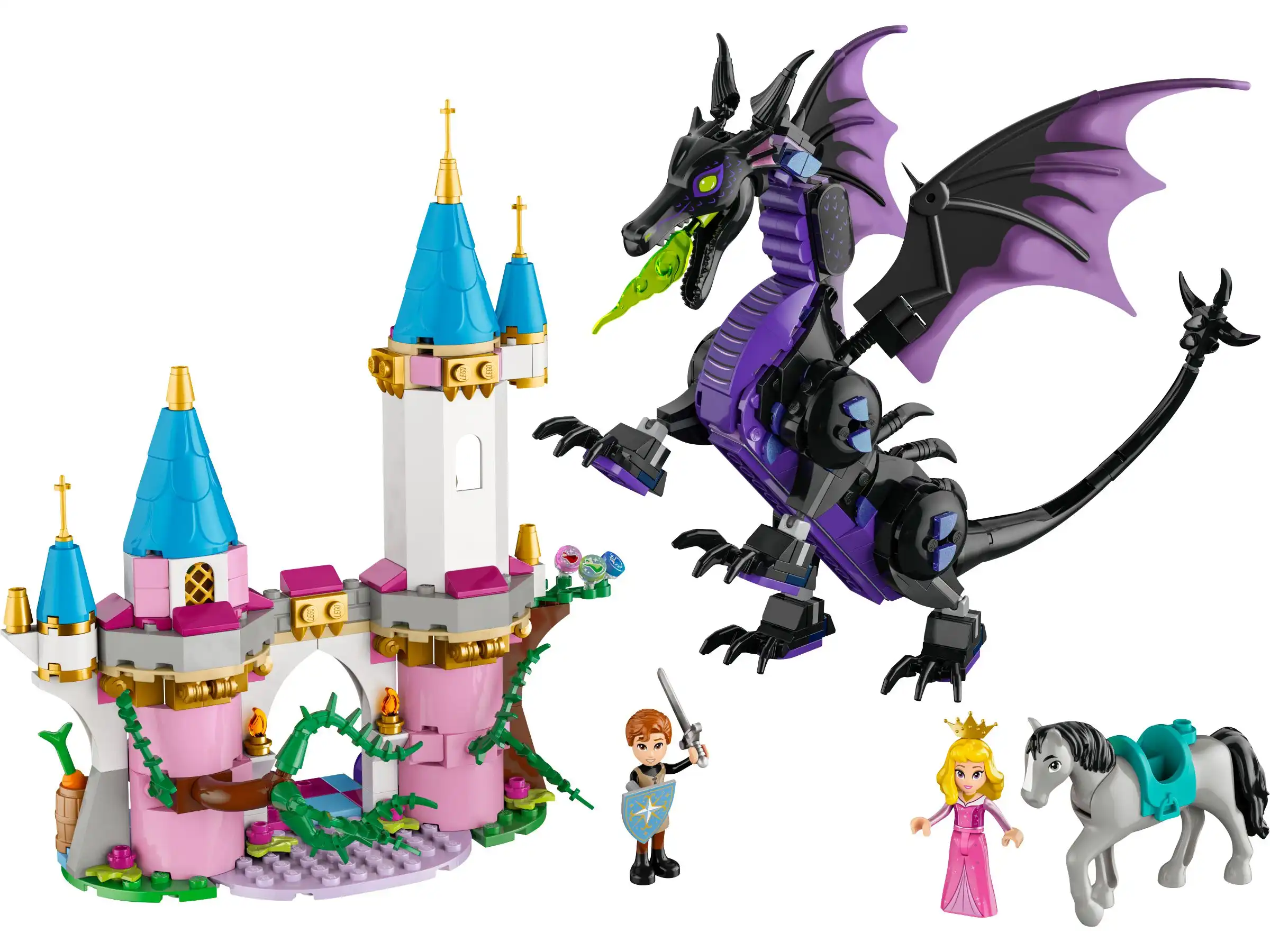 Zdjecie zestawu LEGO 43240 Disney Diabolina jako smok 1
