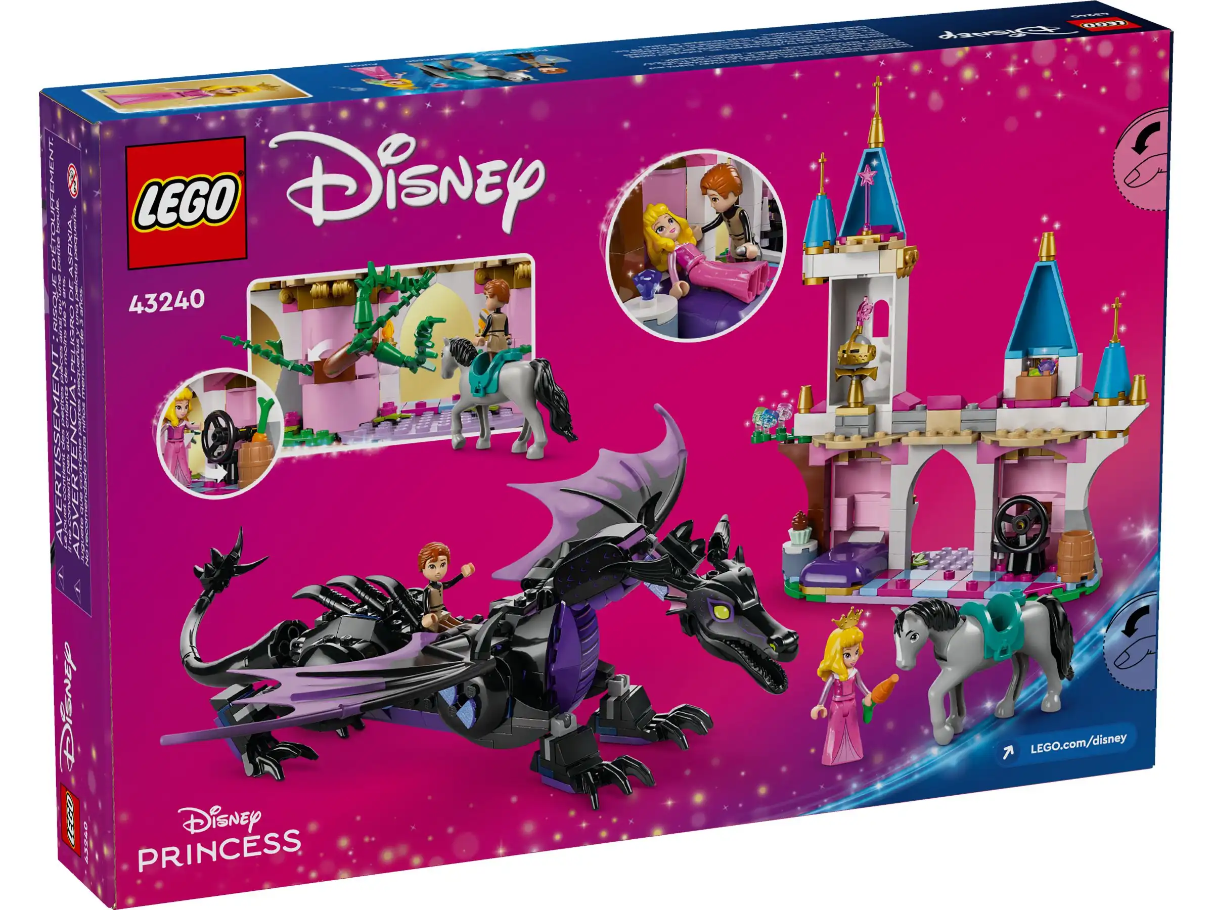 Zdjecie zestawu LEGO 43240 Disney Diabolina jako smok 2