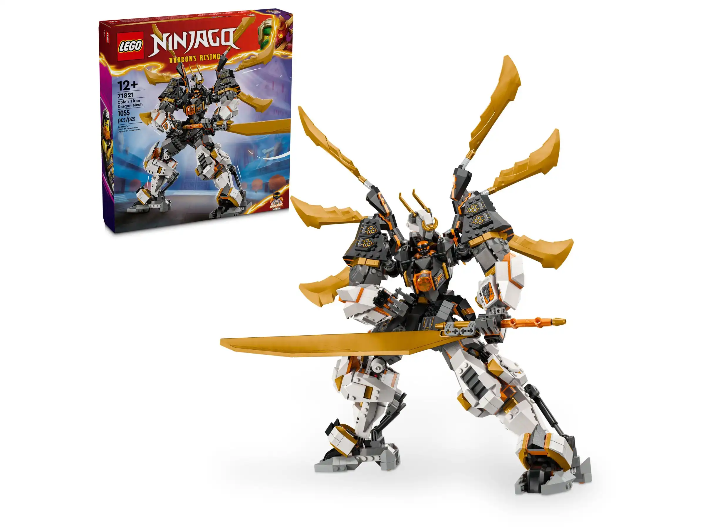 Zdjecie zestawu LEGO 71821 Ninjago Tytanowy smok-mech Cole’a 1