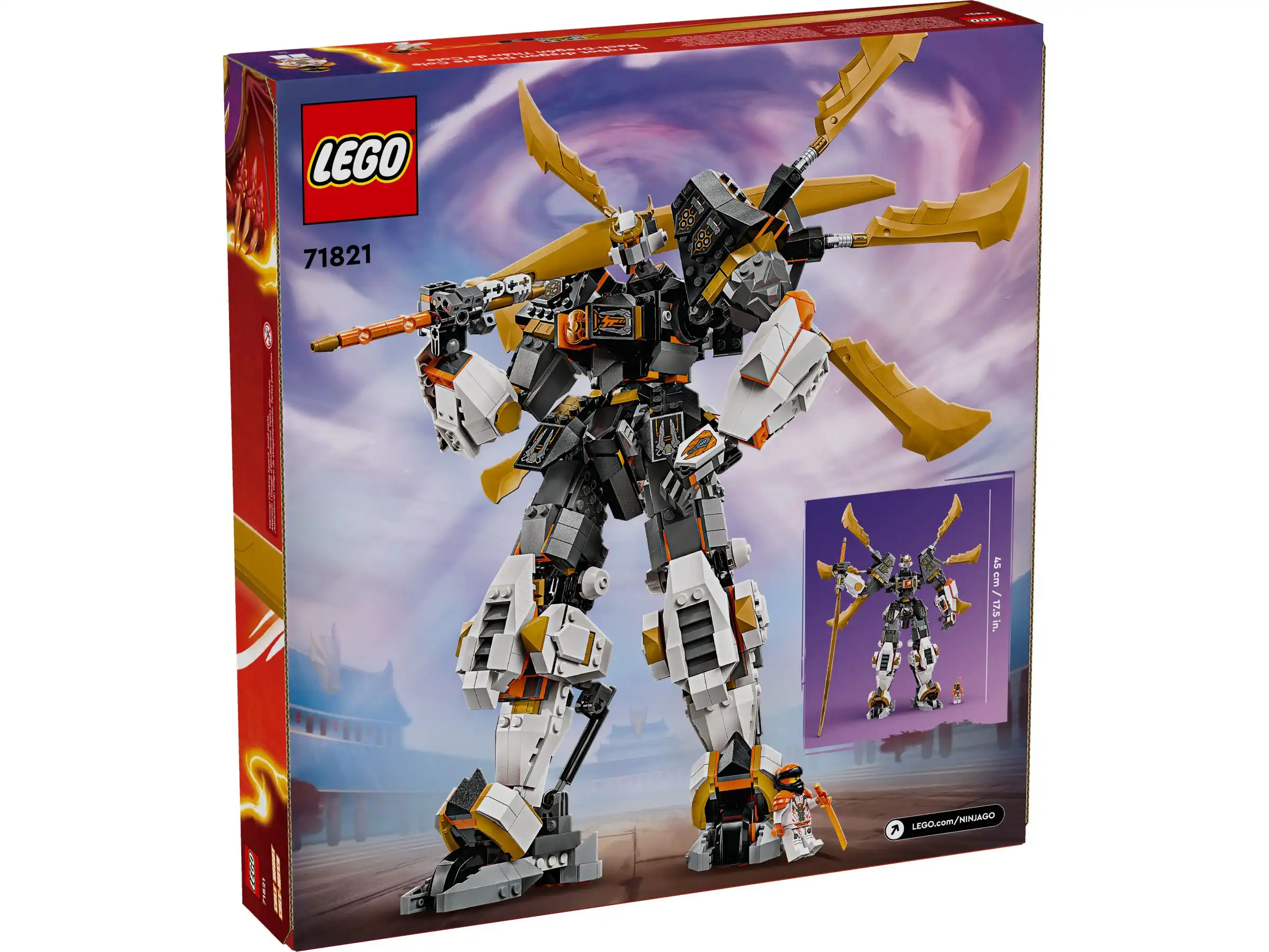 Zdjecie zestawu LEGO 71821 Ninjago Tytanowy smok-mech Cole’a 2
