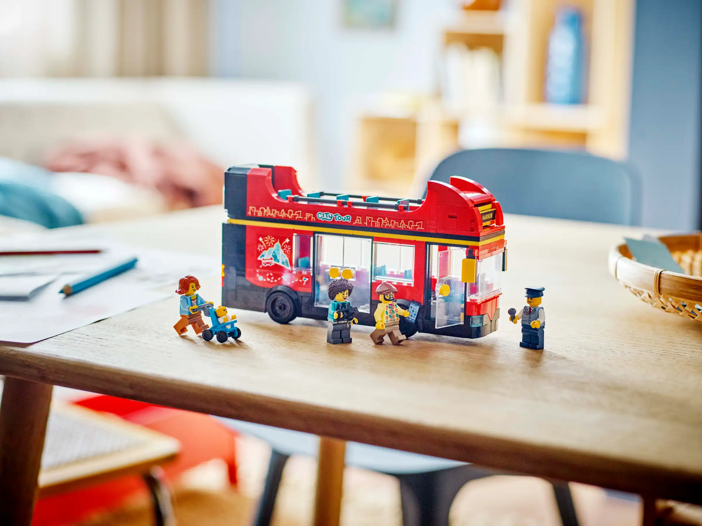 Zdjecie zestawu LEGO 60407 City Czerwony, piętrowy autokar 2