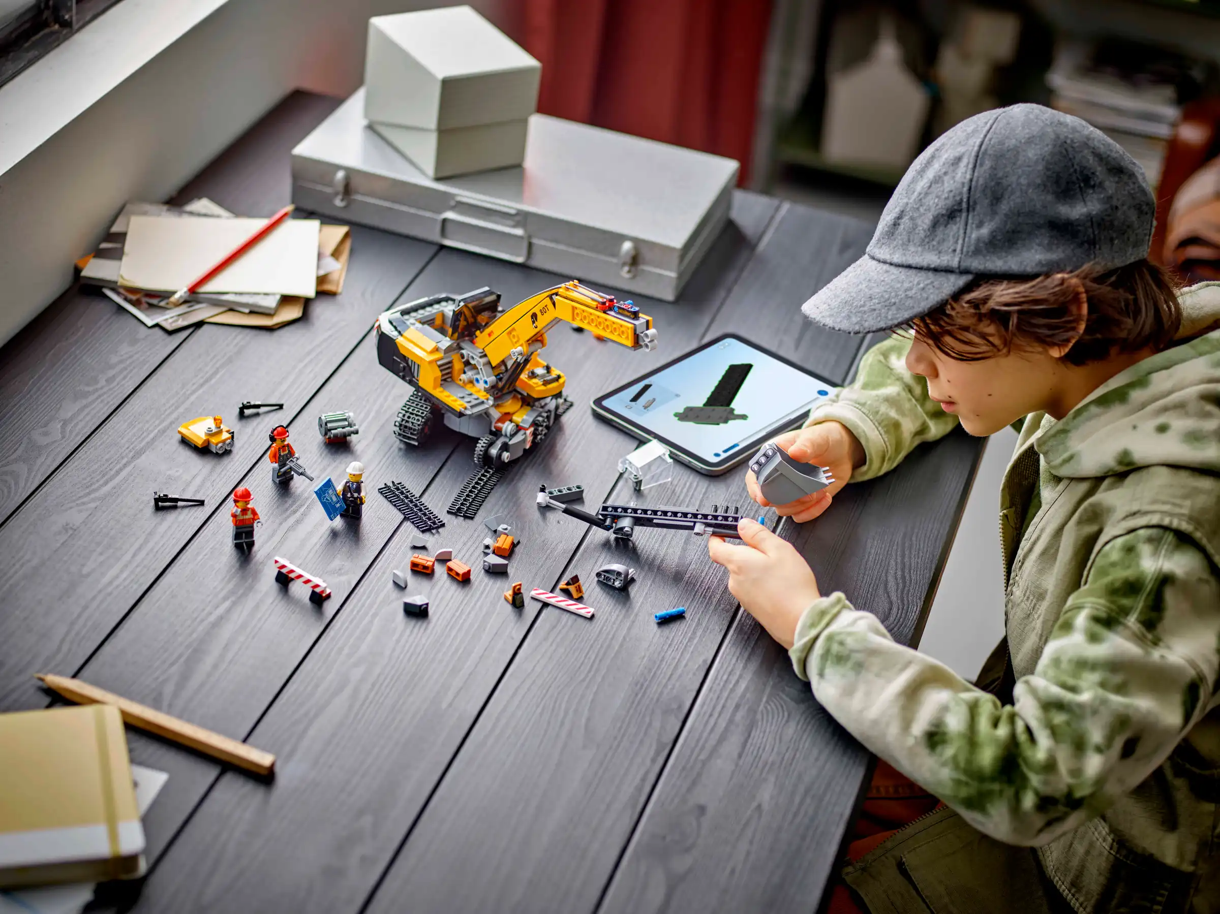 Zdjecie zestawu LEGO 60420 City Żółta koparka 1