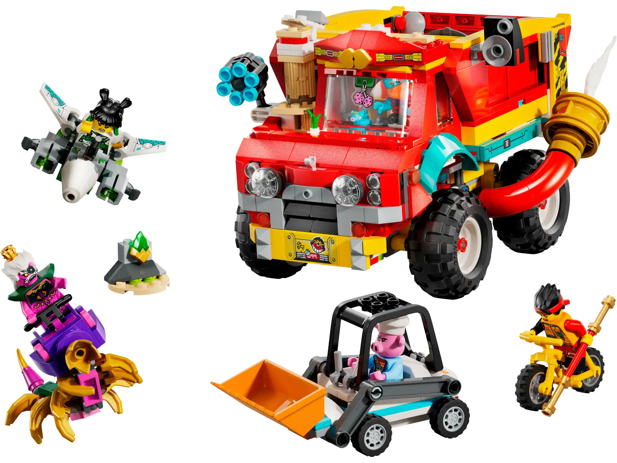 Zdjecie zestawu LEGO 80055 Monkie Kid Ciężarówka ekipy Monkie Kida 2