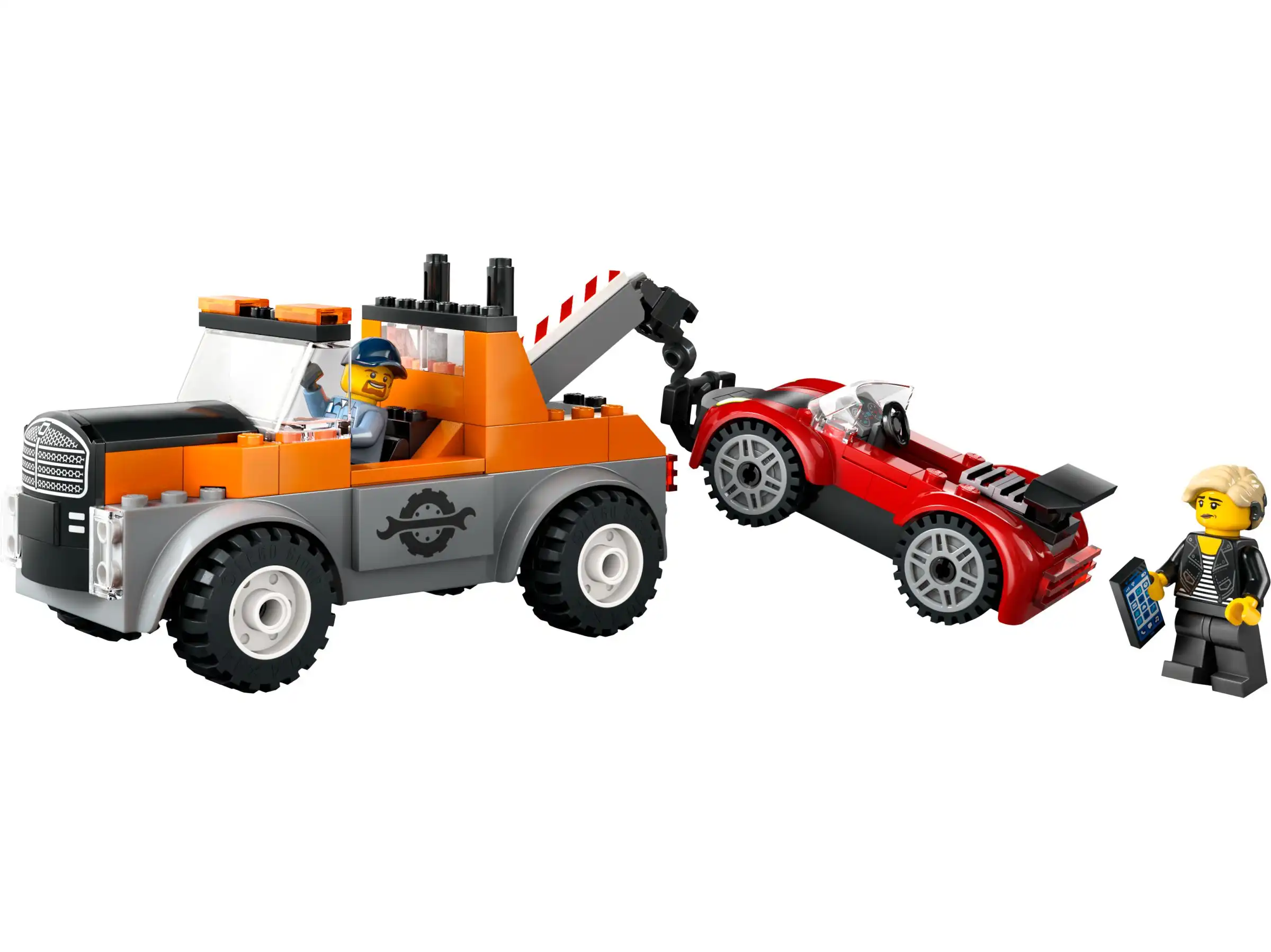 Zdjecie zestawu LEGO 60435 City Samochód pomocy drogowej i naprawa sportowego auta 1