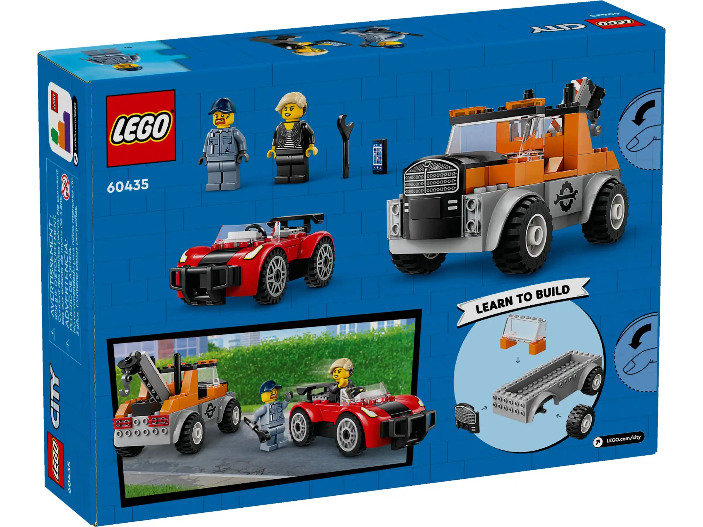 Zdjecie zestawu LEGO 60435 City Samochód pomocy drogowej i naprawa sportowego auta 2