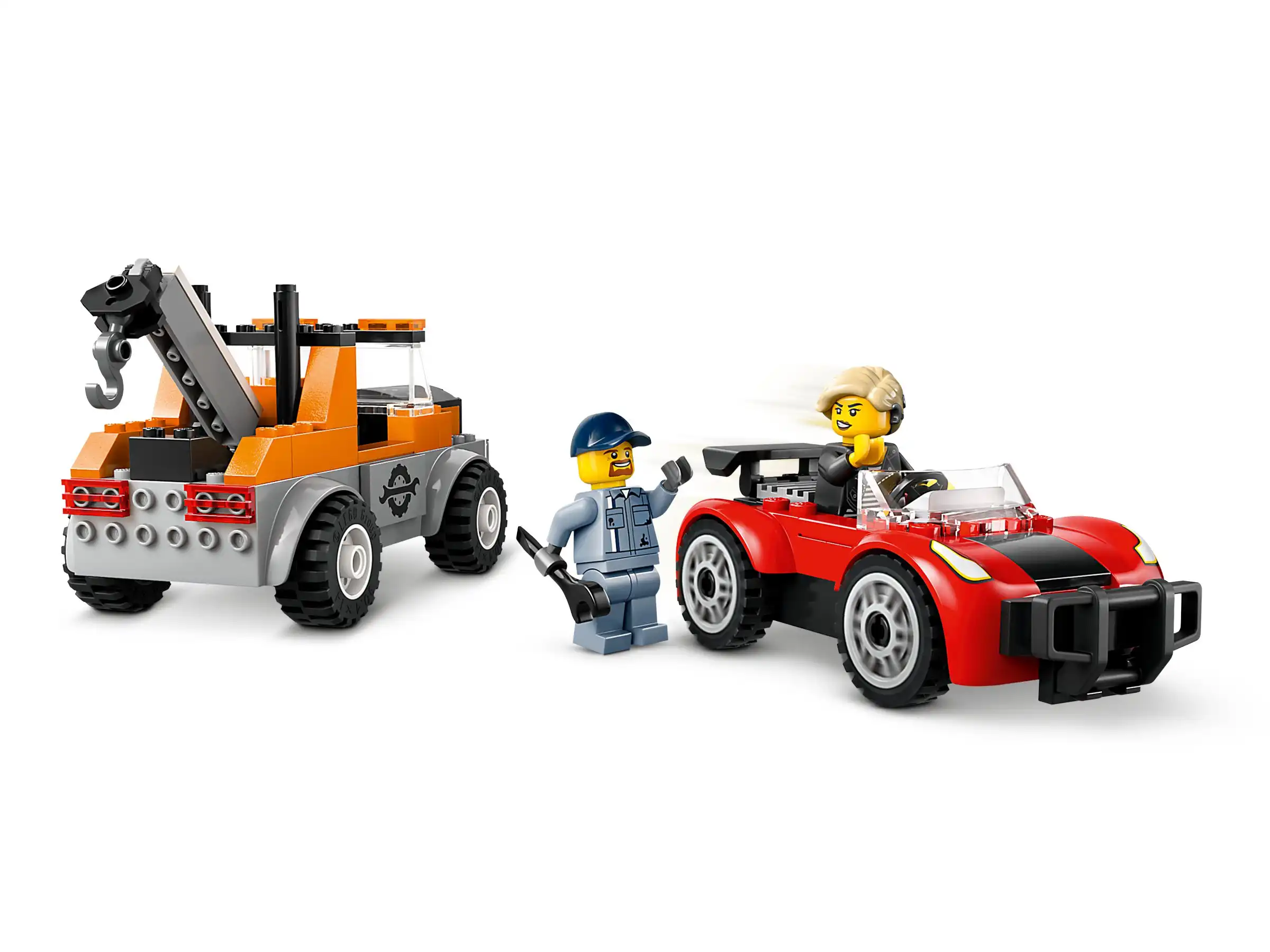 Zdjecie zestawu LEGO 60435 City Samochód pomocy drogowej i naprawa sportowego auta 3