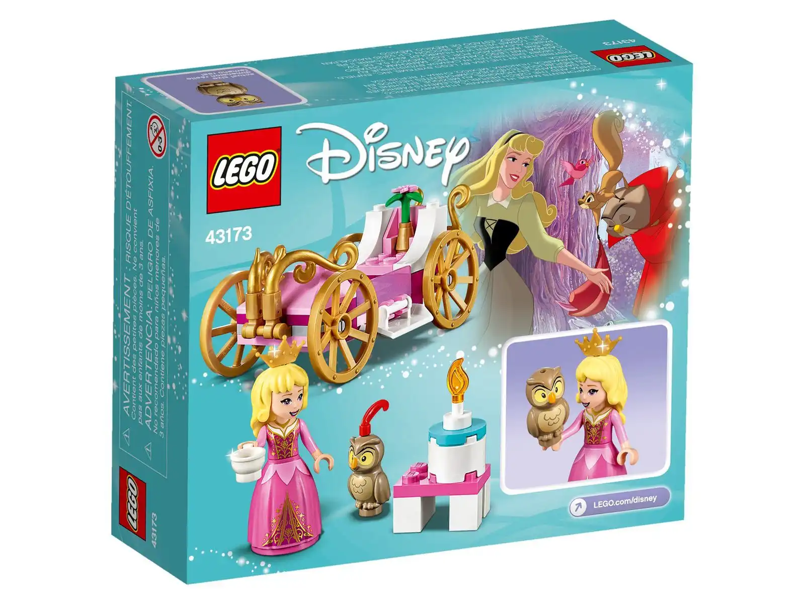 Zdjecie zestawu LEGO 43173 Disney Królewska karoca Aurory 4