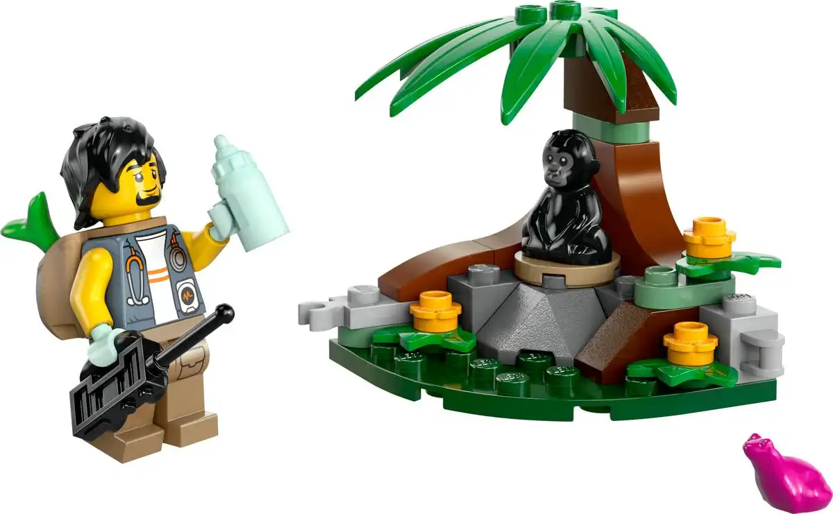 Zdjecie zestawu LEGO 30665 City Spotkanie z małym gorylem 1