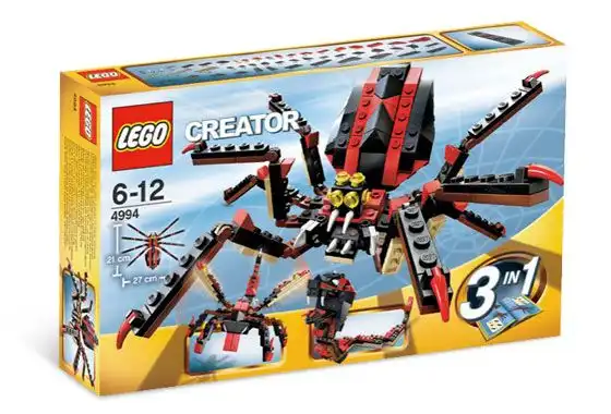 Zdjecie zestawu LEGO 4994 Creator 3 w 1 Okrutne stwory 1