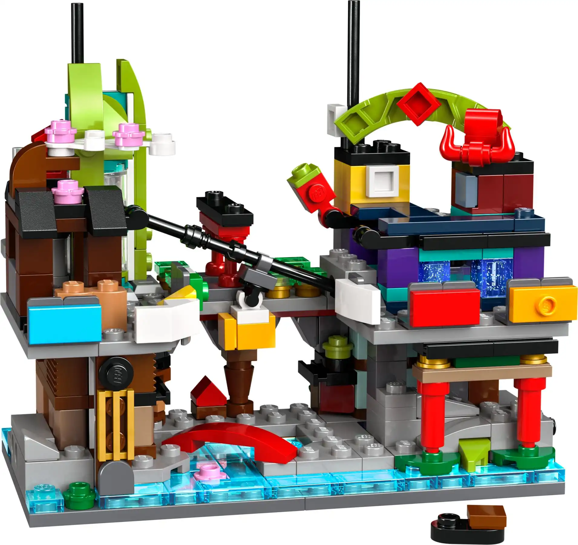 Zdjecie zestawu LEGO 40706 Ninjago Mikrorynek miejski NINJAGO® 1