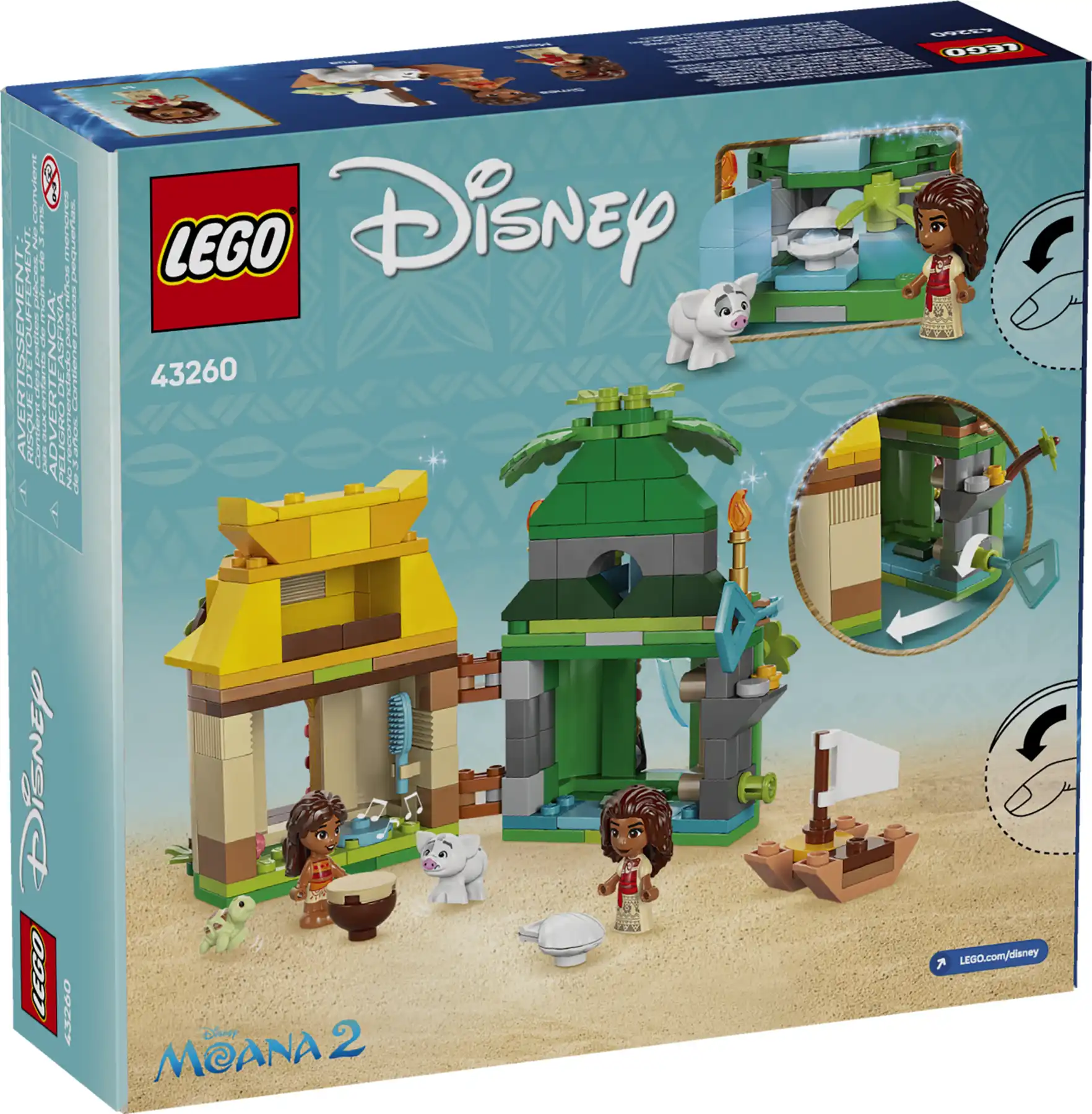Zdjecie zestawu LEGO 43260 Disney Zabawy Vaiany na wyspie 3