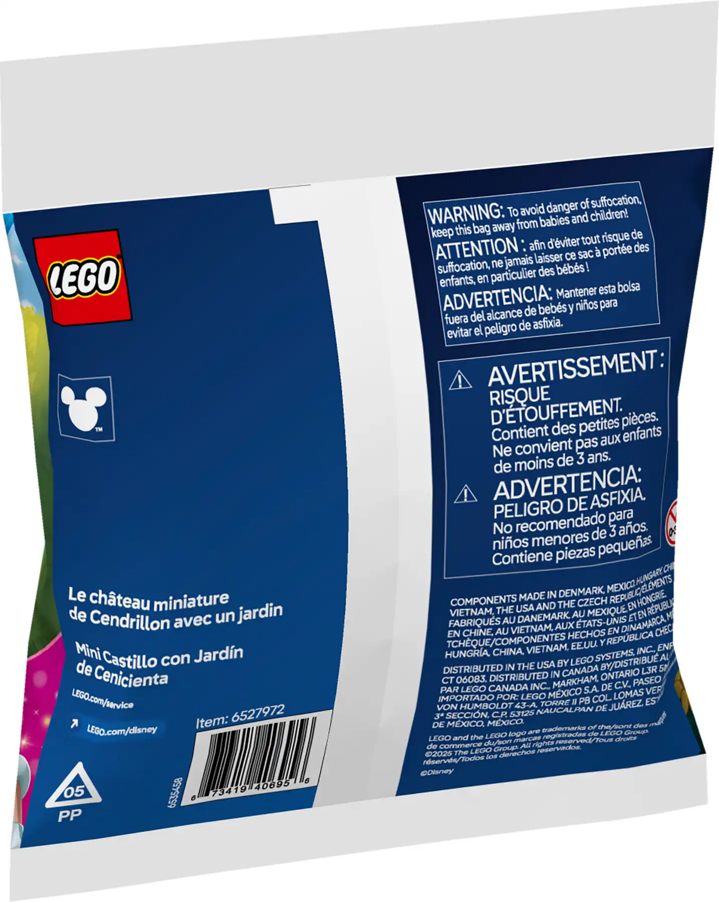 Zdjecie zestawu LEGO 30695 Disney Cinderella’s Mini Garden Castle 2