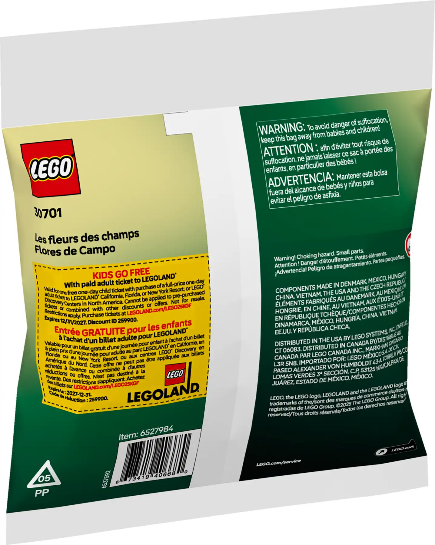 Zdjecie zestawu LEGO 30701 Inne Kwiaty polne 2
