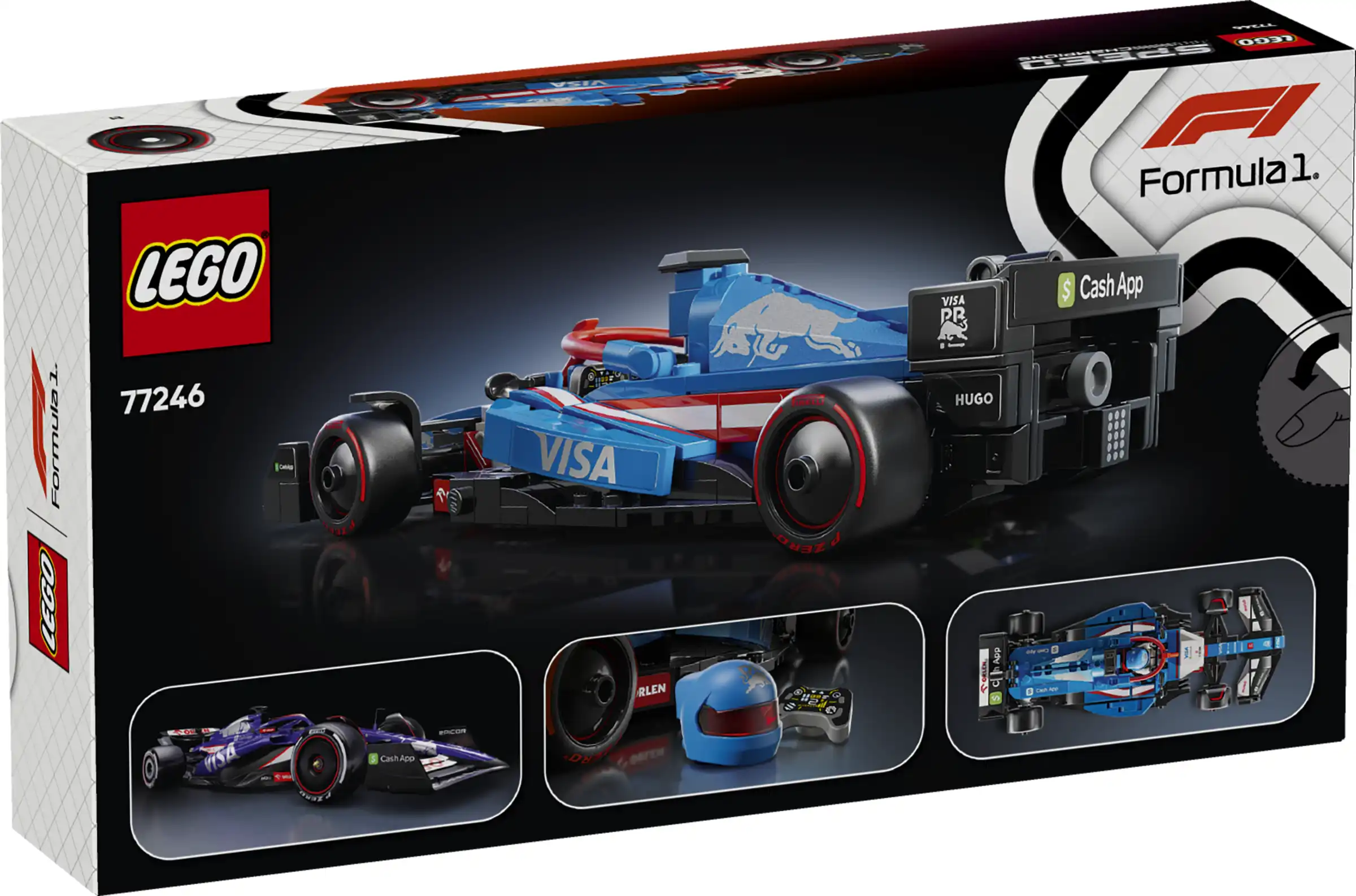 Zdjecie zestawu LEGO 77246 Speed Champions Bolid F1® Visa Cash App RB VCARB 01 2
