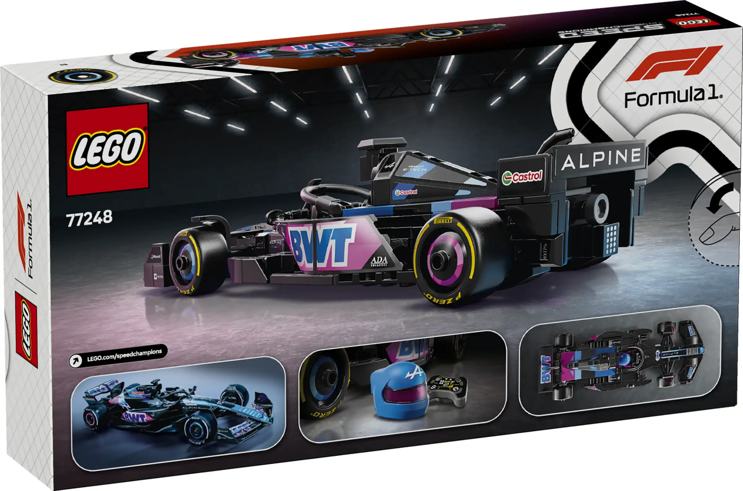 Zdjecie zestawu LEGO 77248 Speed Champions Bolid F1® BWT Alpine Team A524 1