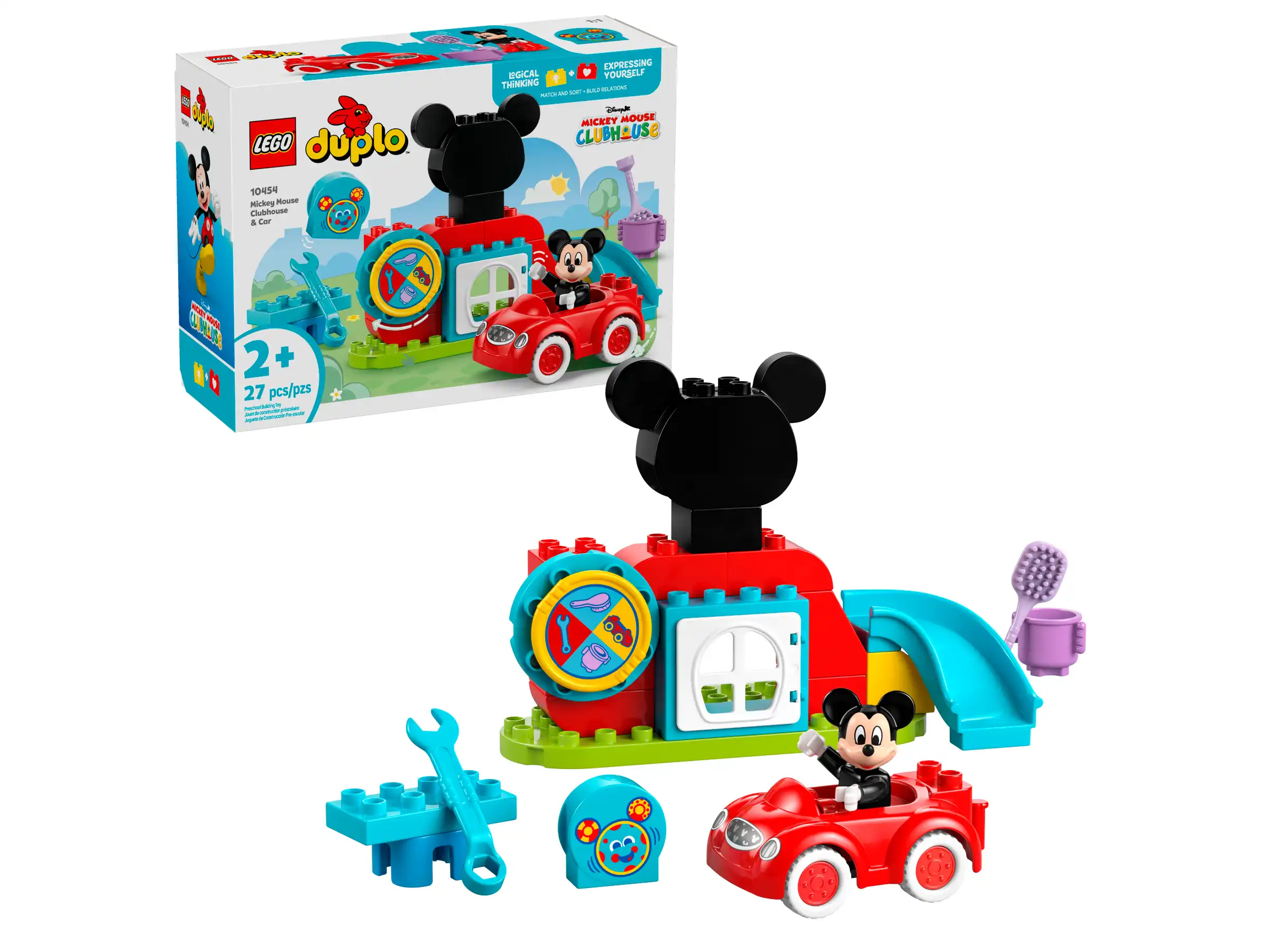 Zdjecie zestawu LEGO 10454 Disney Klub przyjaciół Myszki Miki i samochód 1