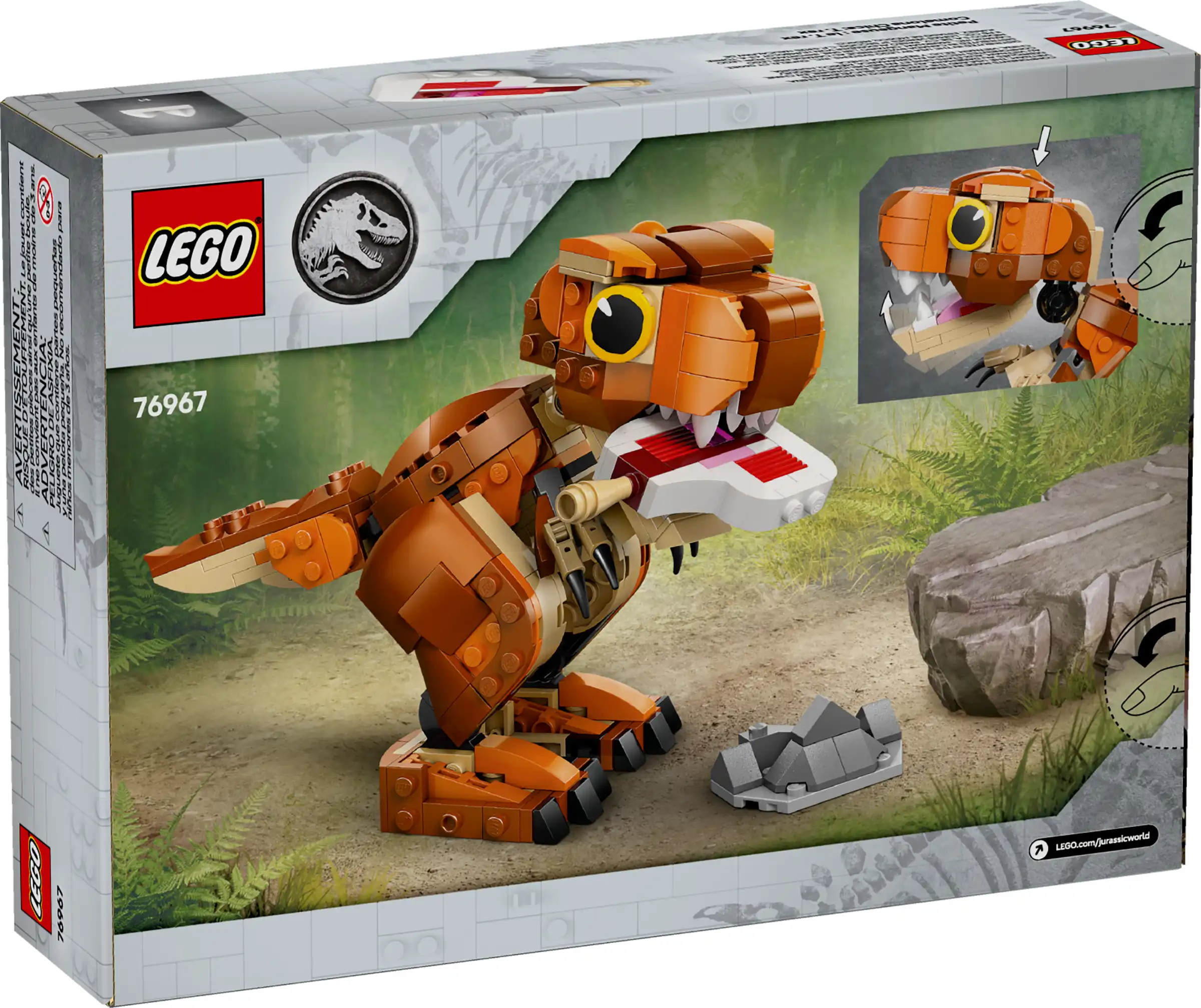 Zdjecie zestawu LEGO 76967 Jurassic World Tyranozaur Mały 1