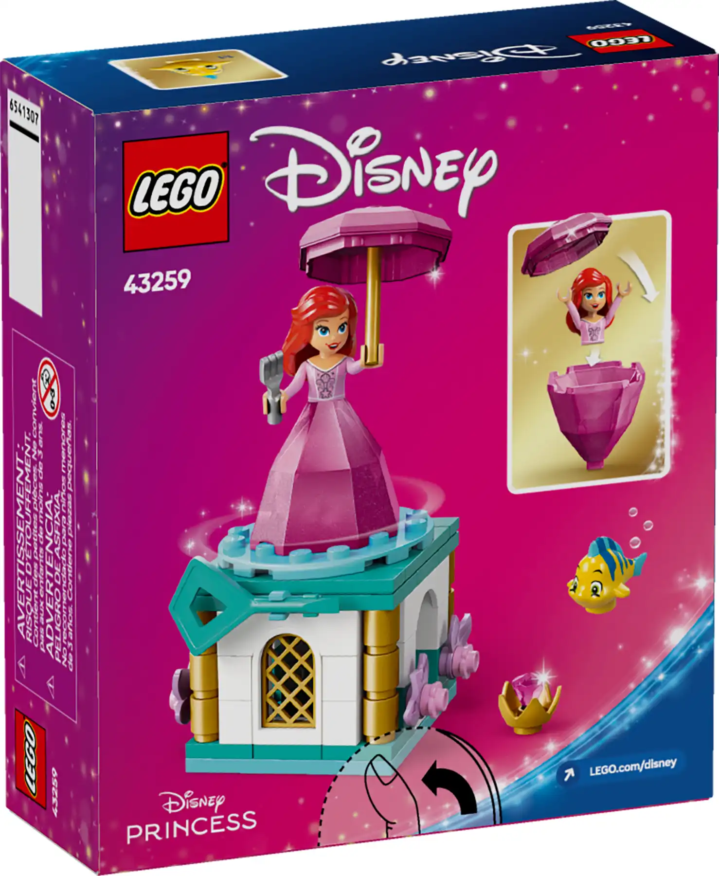 Zdjecie zestawu LEGO 43259 Disney Wirująca Arielka 1