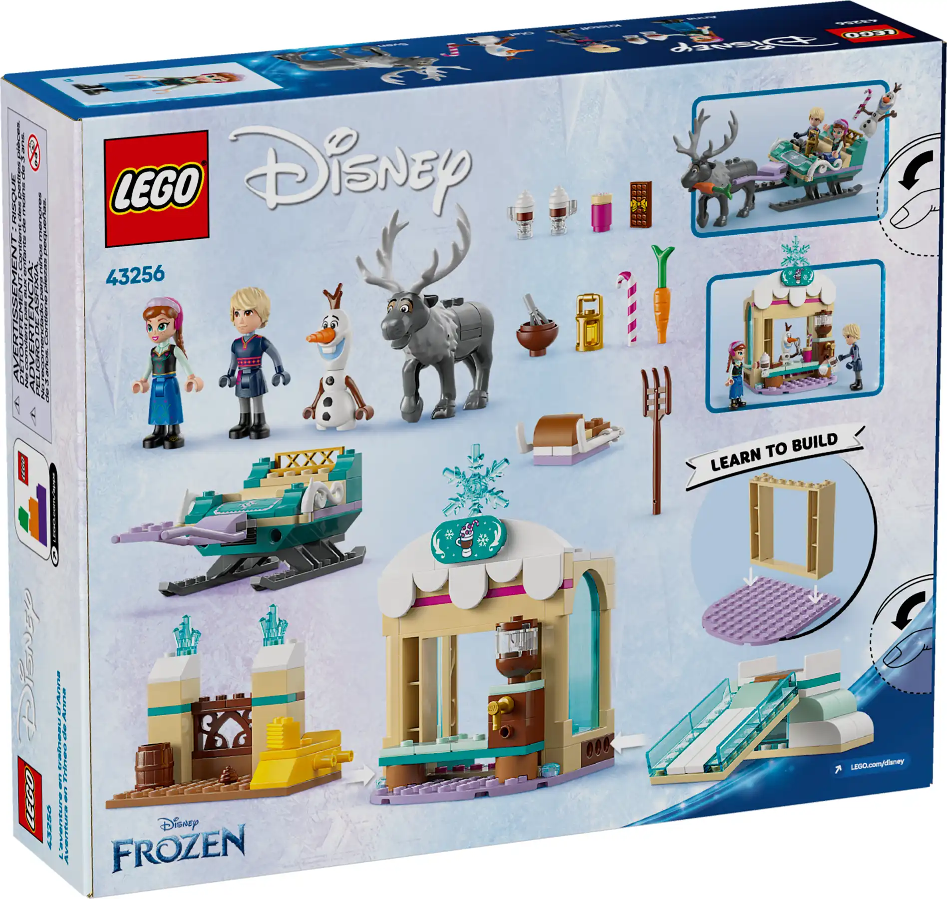 Zdjecie zestawu LEGO 43256 Disney Przygoda na sankach Anny 1