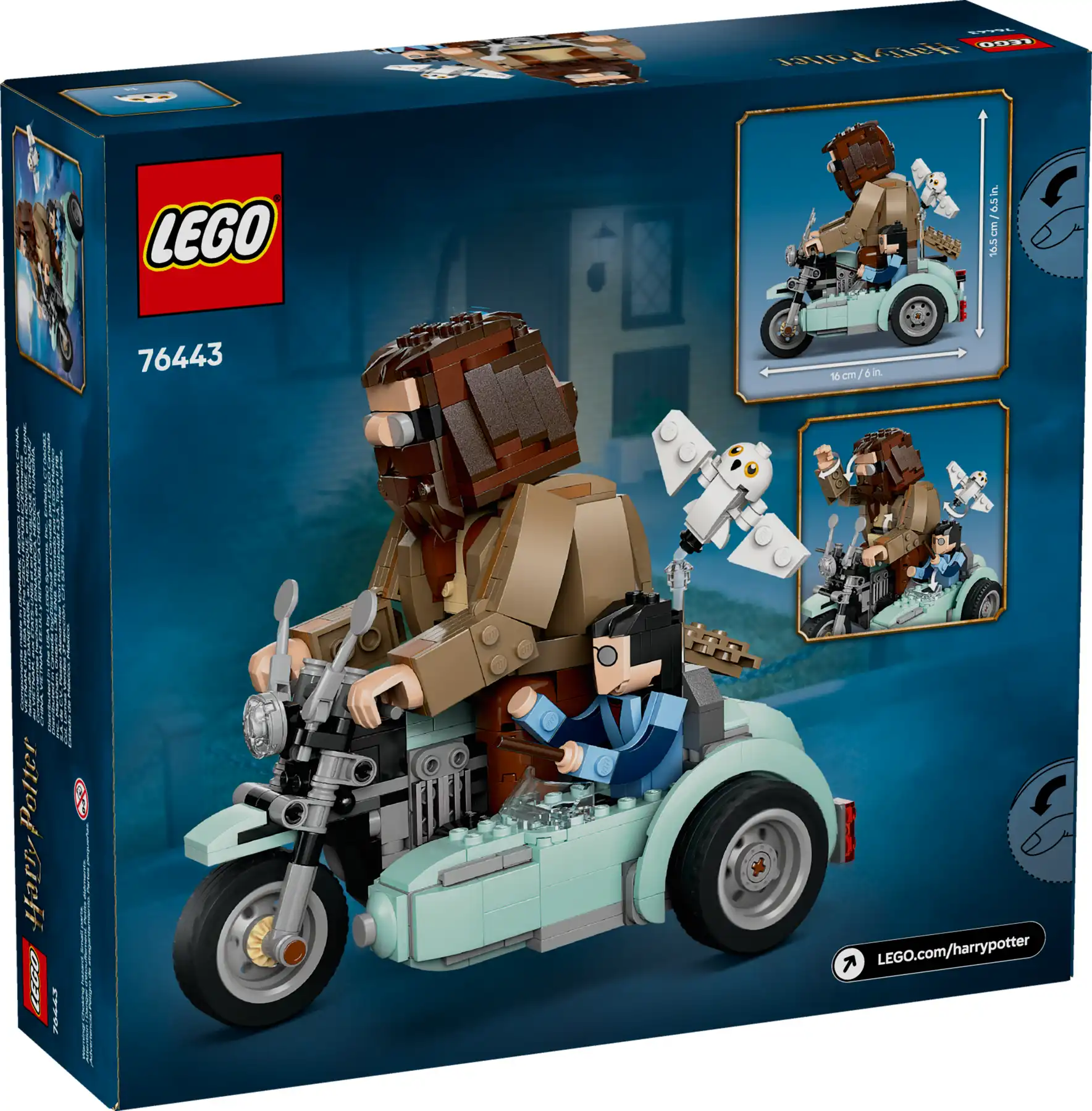 Zdjecie zestawu LEGO 76443 Harry Potter Przejażdżka motocyklowa Hagrida i Harry’ego 1