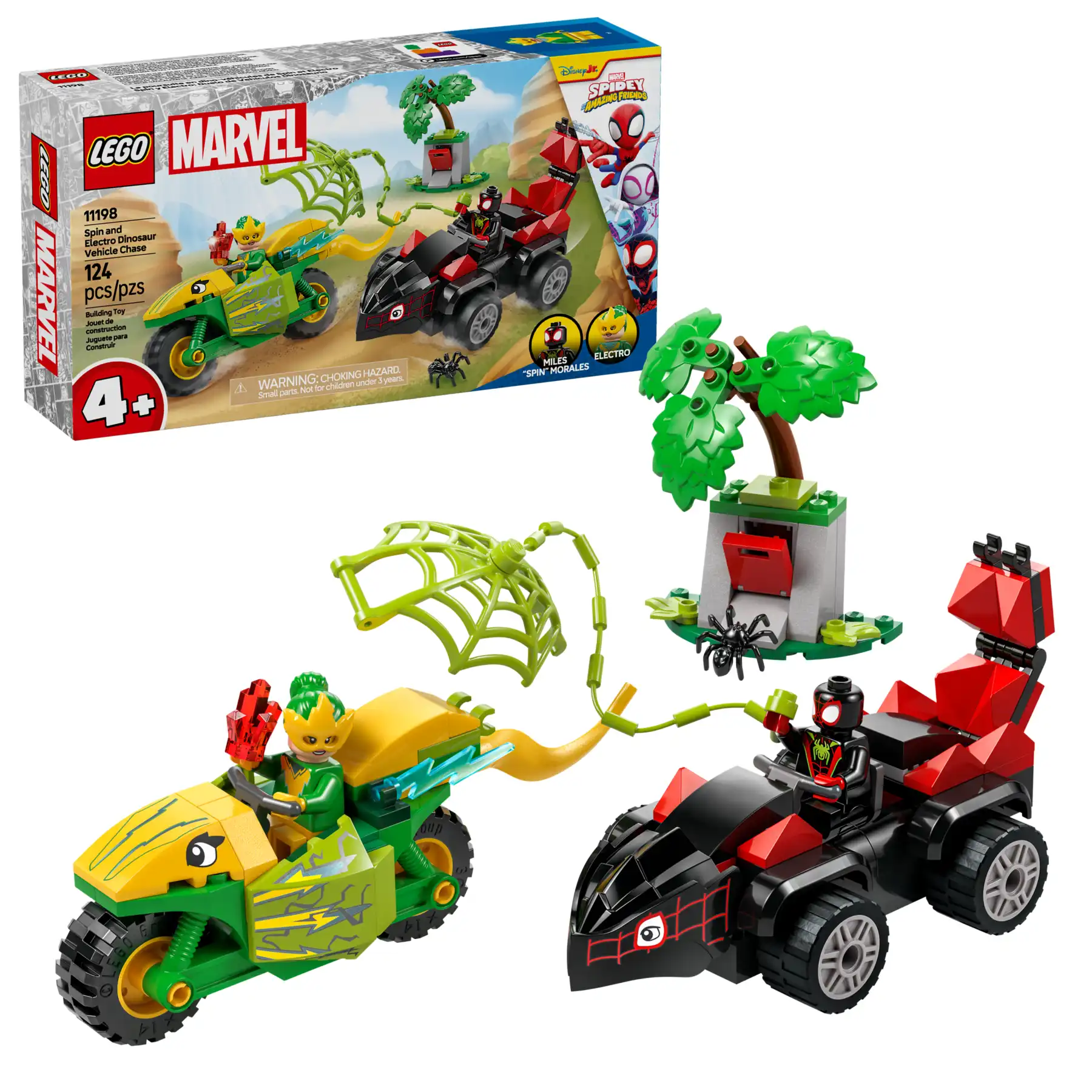 Zdjecie zestawu LEGO 11198 Spider-Man Pościg Spina za Electro w dinopojeździe 1