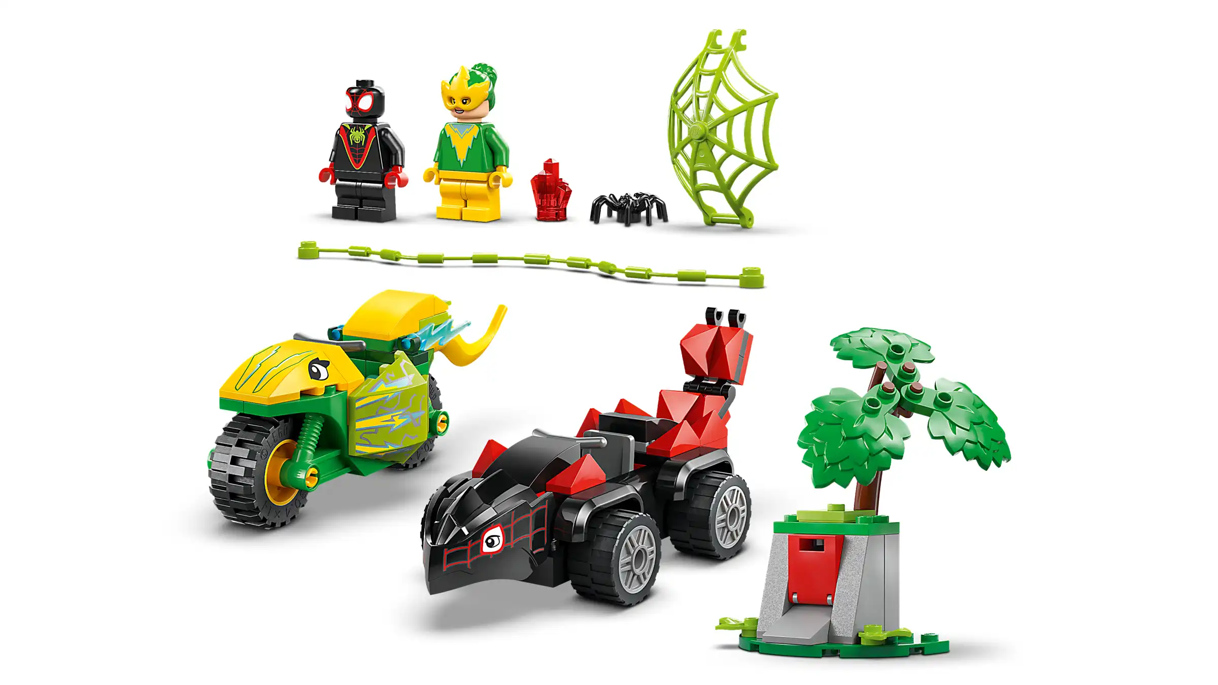 Zdjecie zestawu LEGO 11198 Spider-Man Pościg Spina za Electro w dinopojeździe 3