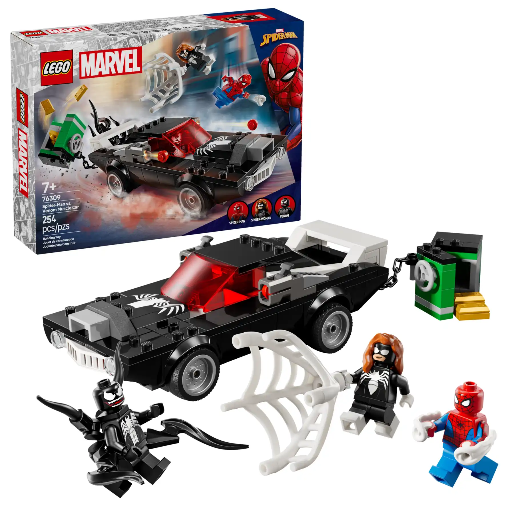 Zdjecie zestawu LEGO 76309 Marvel Spider-Man kontra muscle car Venoma 1