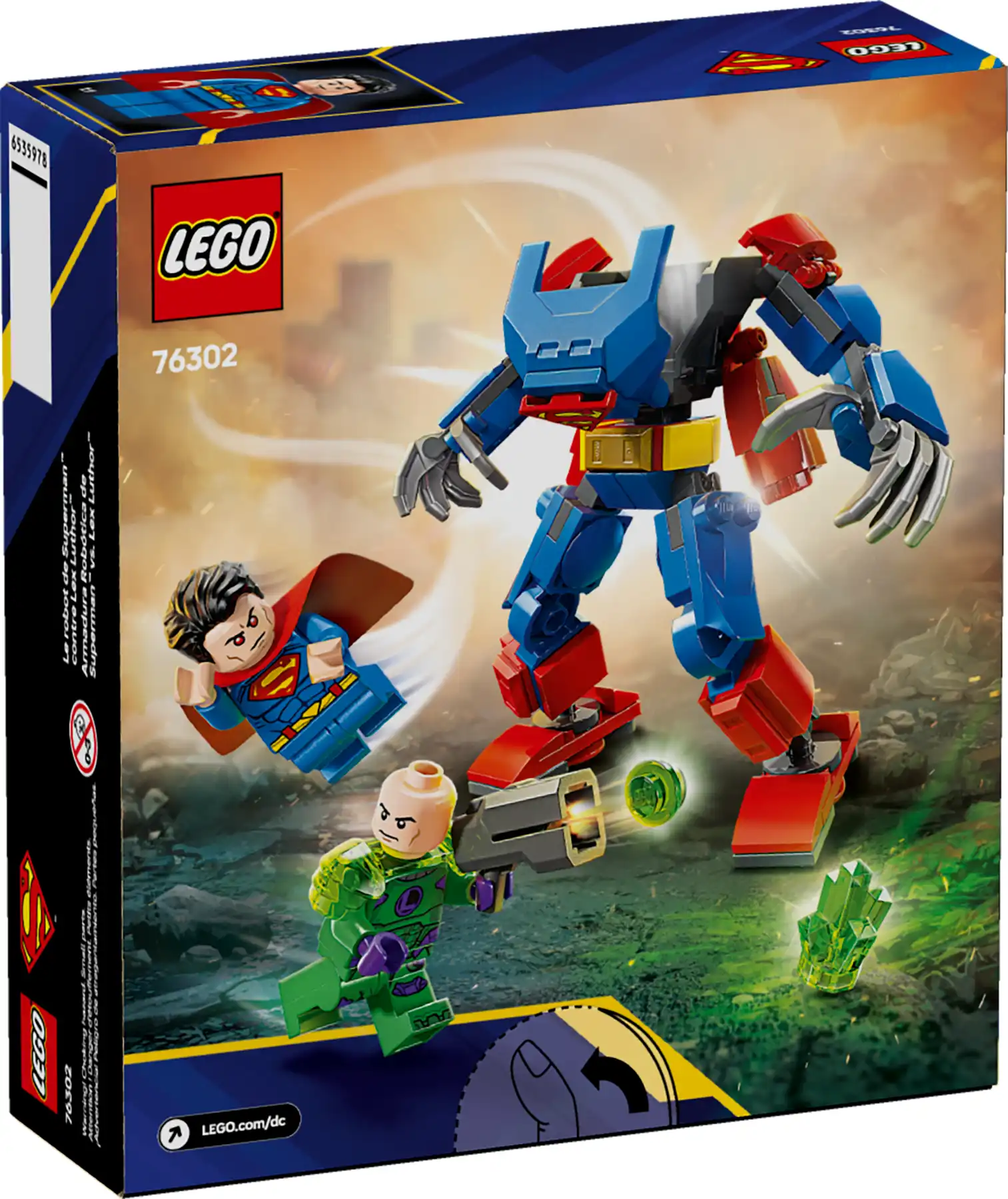 Zdjecie zestawu LEGO 76302 DC Mech Supermana™ kontra Lex Luthor™ 1