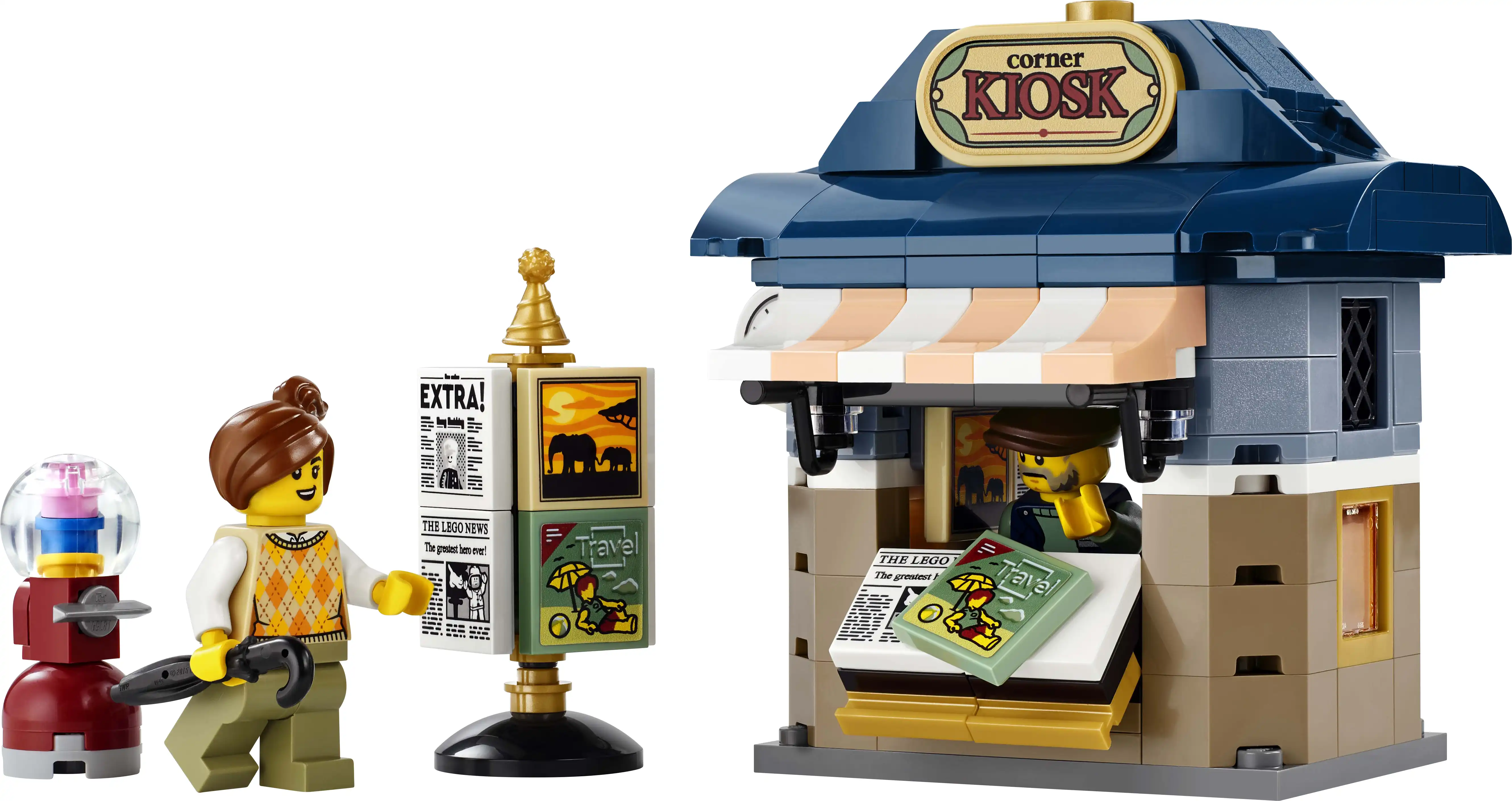Zdjecie zestawu LEGO 40757 Icons Kiosk na rogu 1