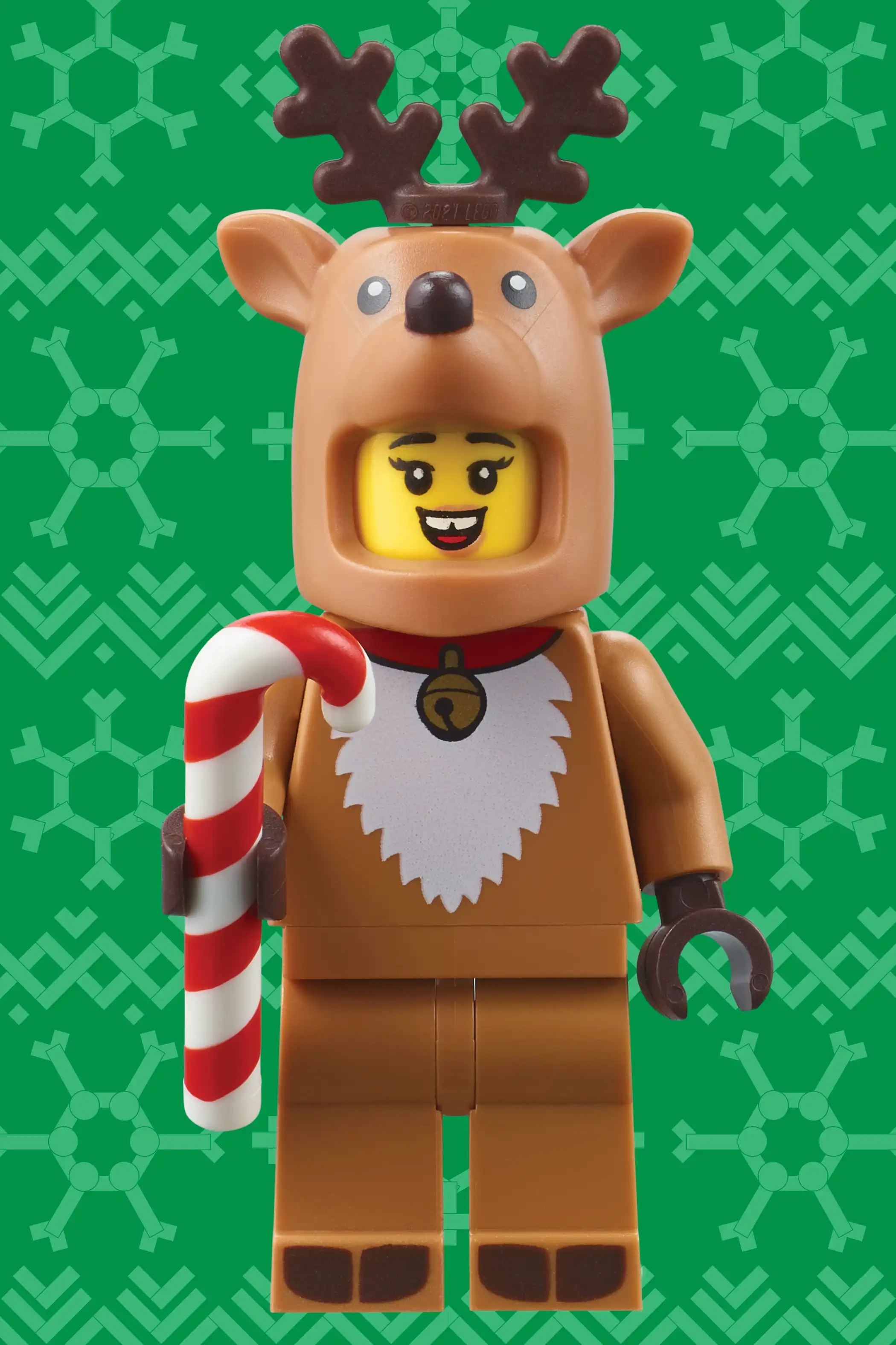 Zdjecie zestawu LEGO 5008889 Minifigurki Minipuzzle z tajemniczą minifigurką — edycja świąteczna 1