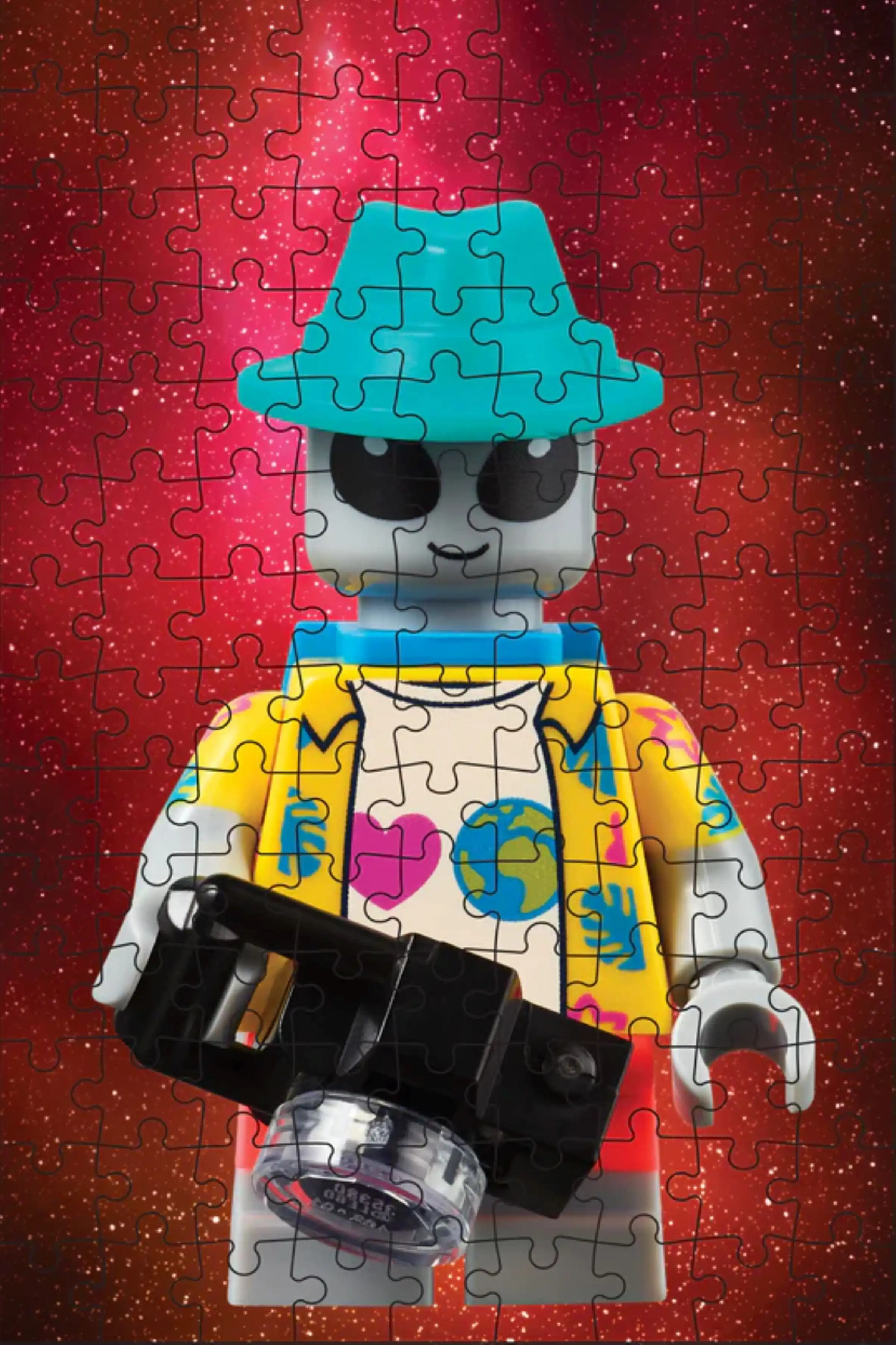 Zdjecie zestawu LEGO 5008890 Minifigurki Minipuzzle z tajemniczą minifigurką — edycja kosmiczna 2