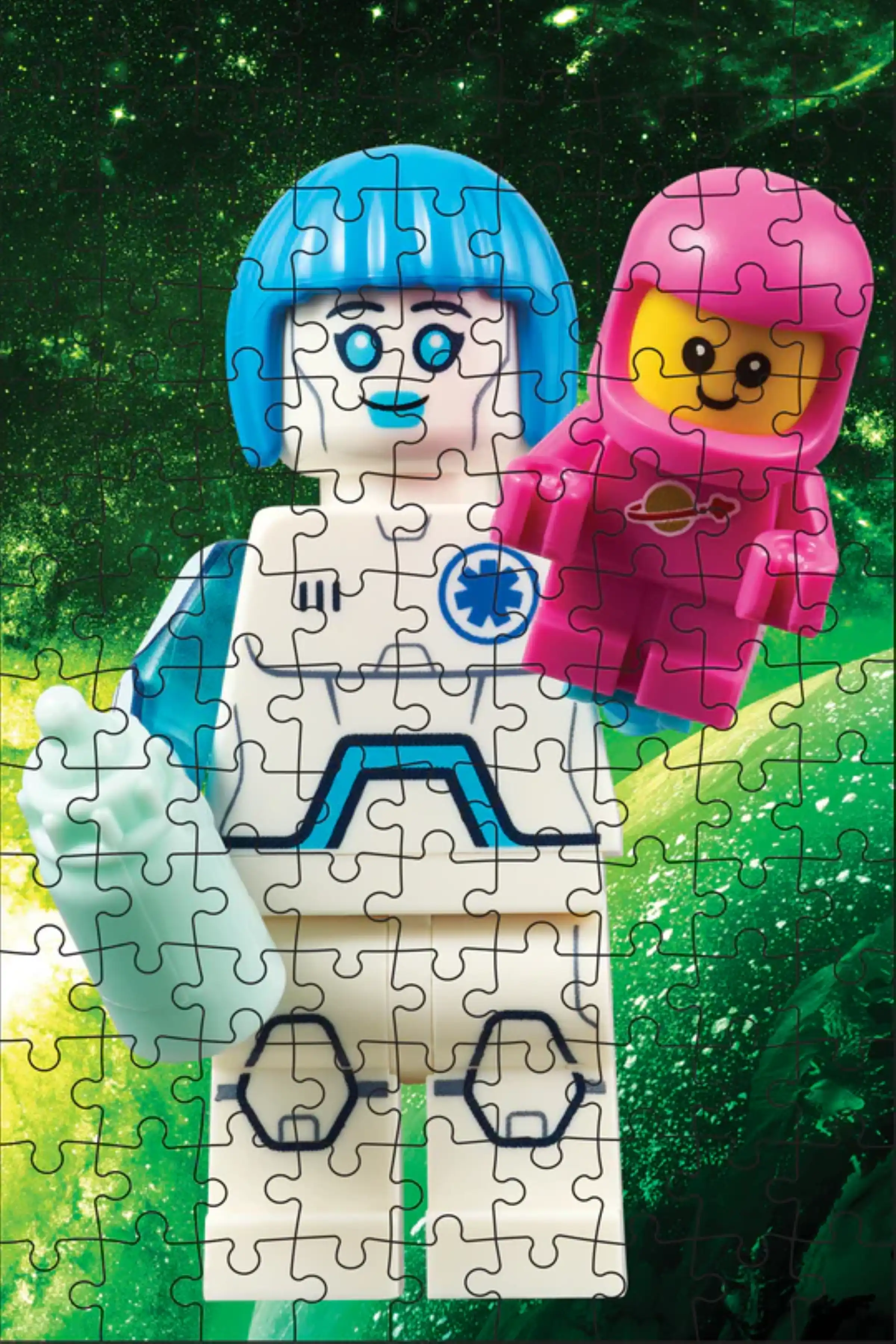 Zdjecie zestawu LEGO 5008890 Minifigurki Minipuzzle z tajemniczą minifigurką — edycja kosmiczna 3